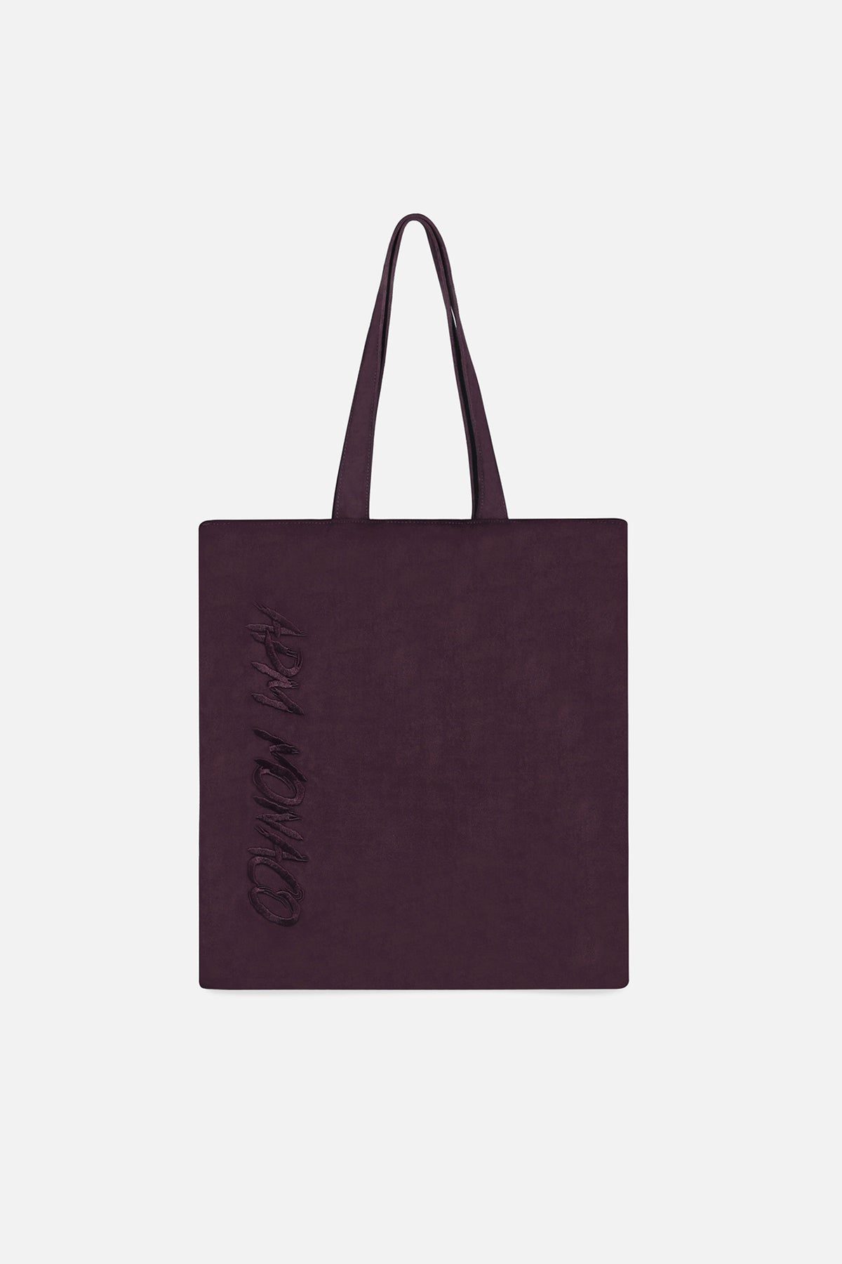 Tote Bag APM Monaco couleur prune, une allure quotidienne pleine de douceur et d'élégance.