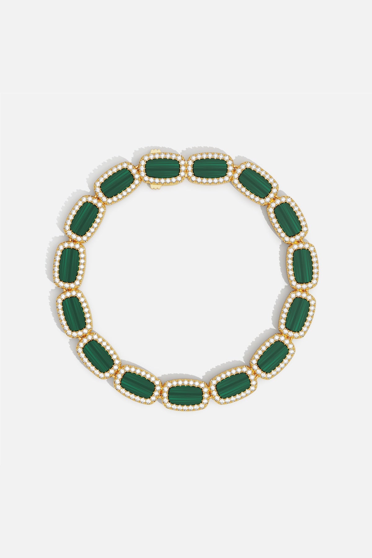 Bracelet APM en couleur verte profonde, une élégance précieuse et lumineuse.
