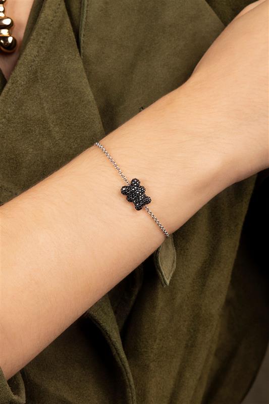 APM Monaco Bracelet Ajustable Yummy Bear Baby Mood en Argent