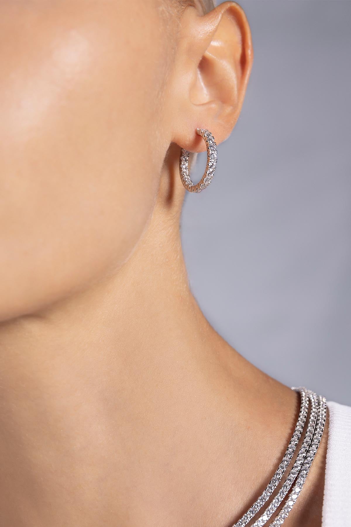Boucles D'Oreilles Tennis