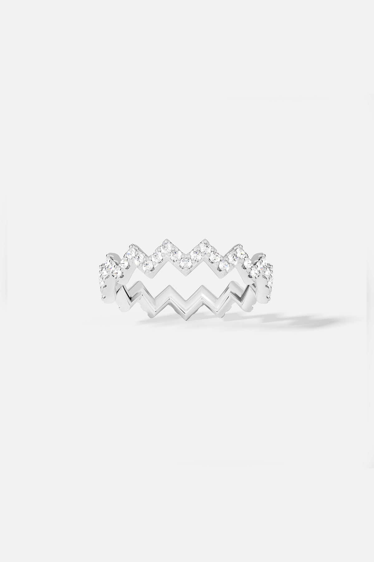 APM Monaco Bague Up and Down en Argent