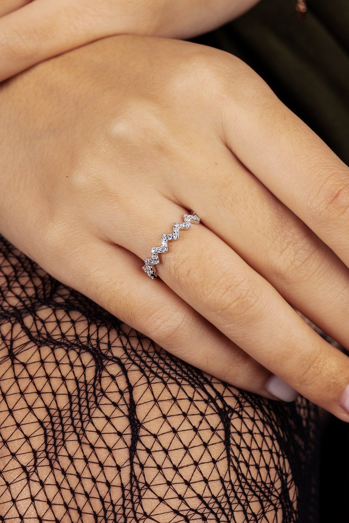 APM Monaco Bague Up and Down en Argent