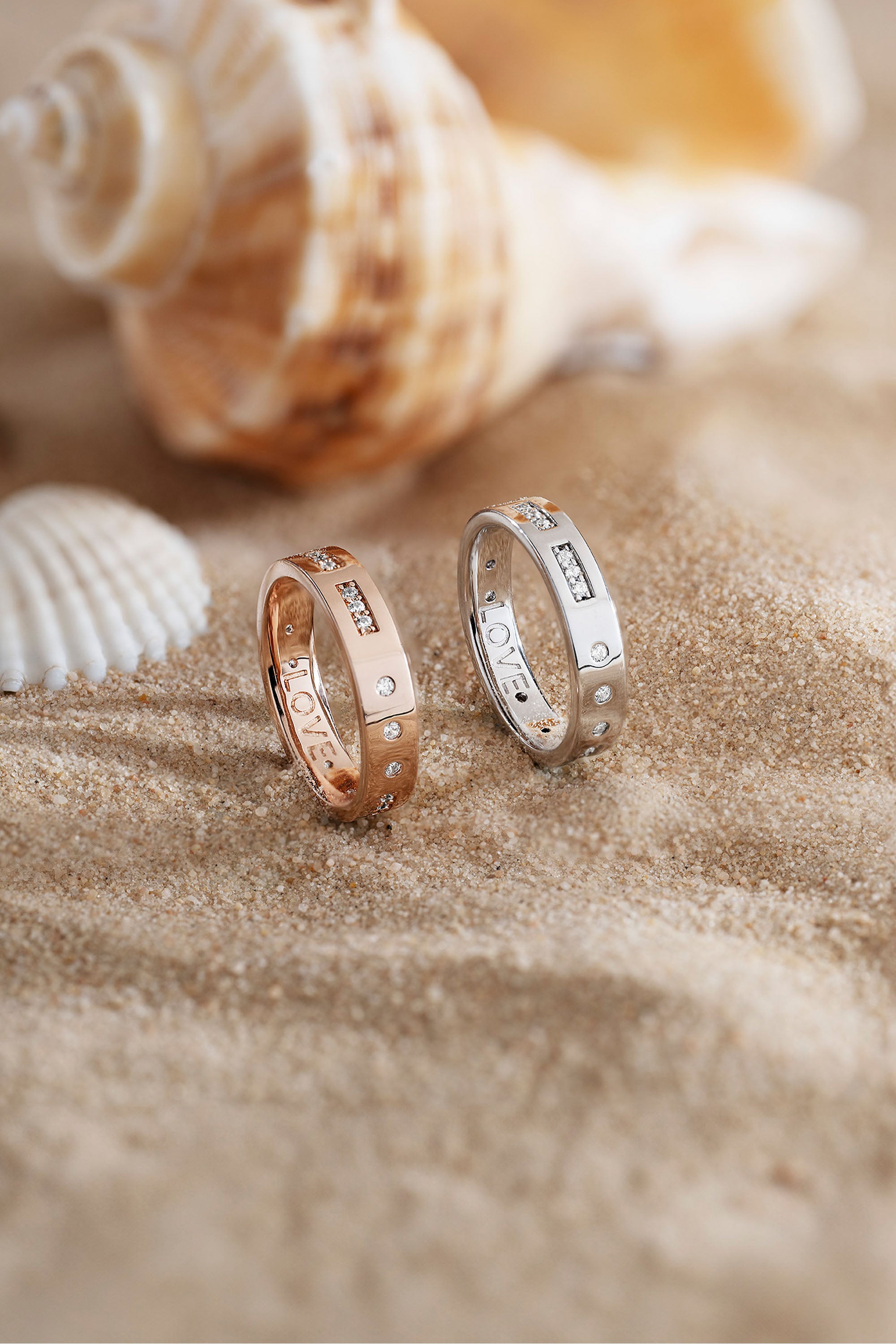 Bague Code Morse LOVE