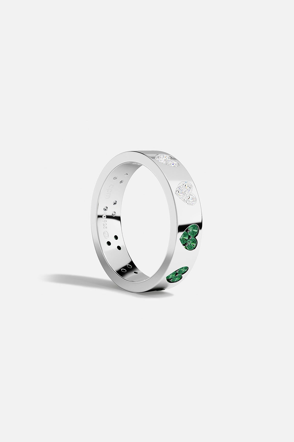 APM Monaco Bague Cœur en Argent