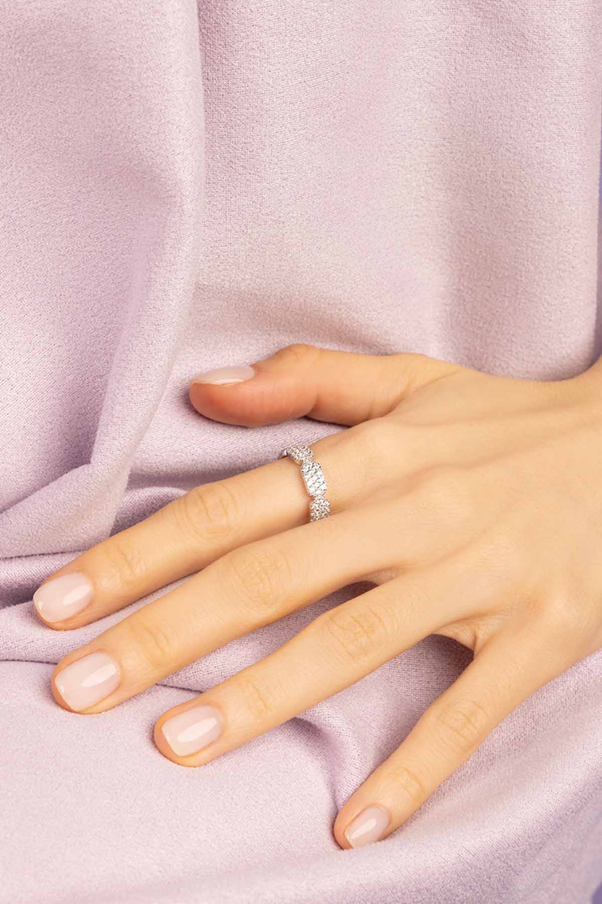 Bague Pavé Argent - APM Monaco