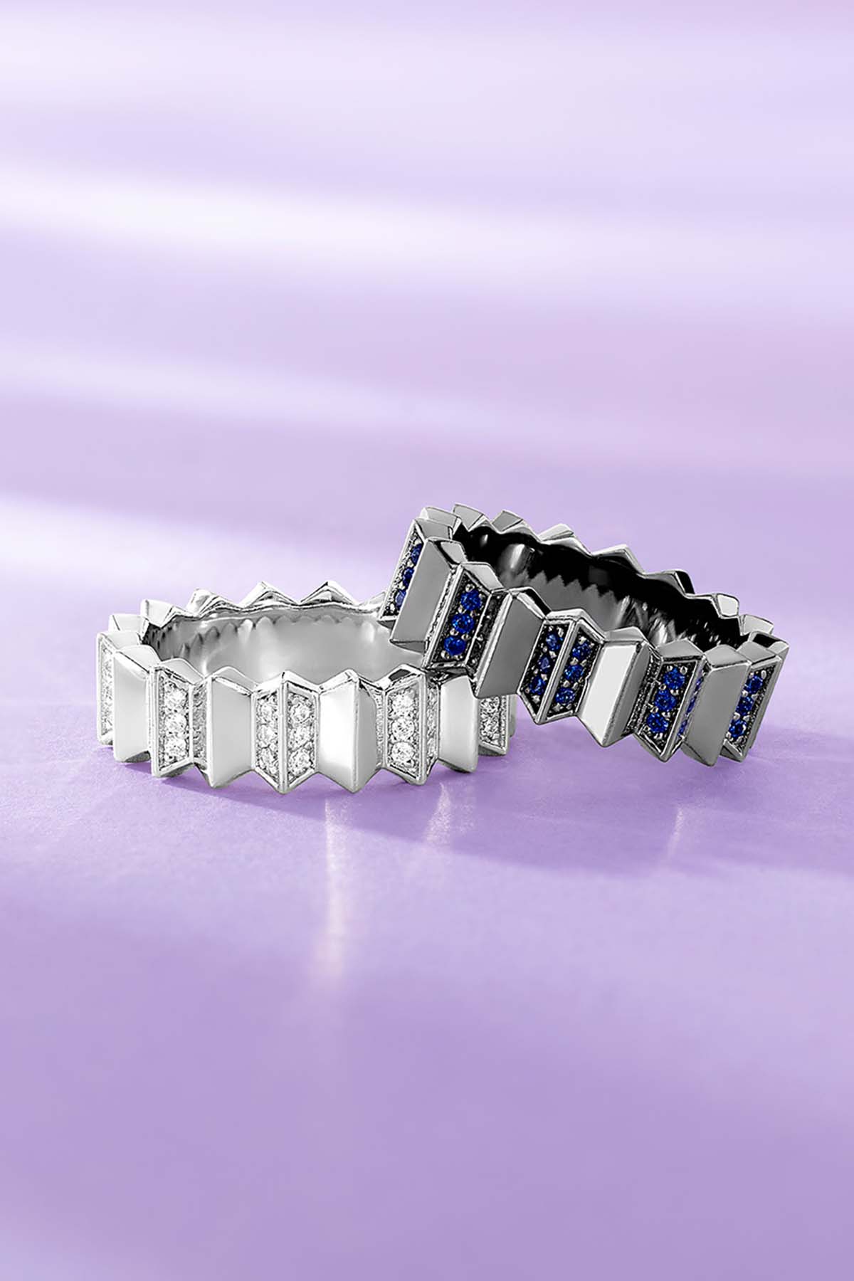 APM Monaco Bague Up and Down en Argent