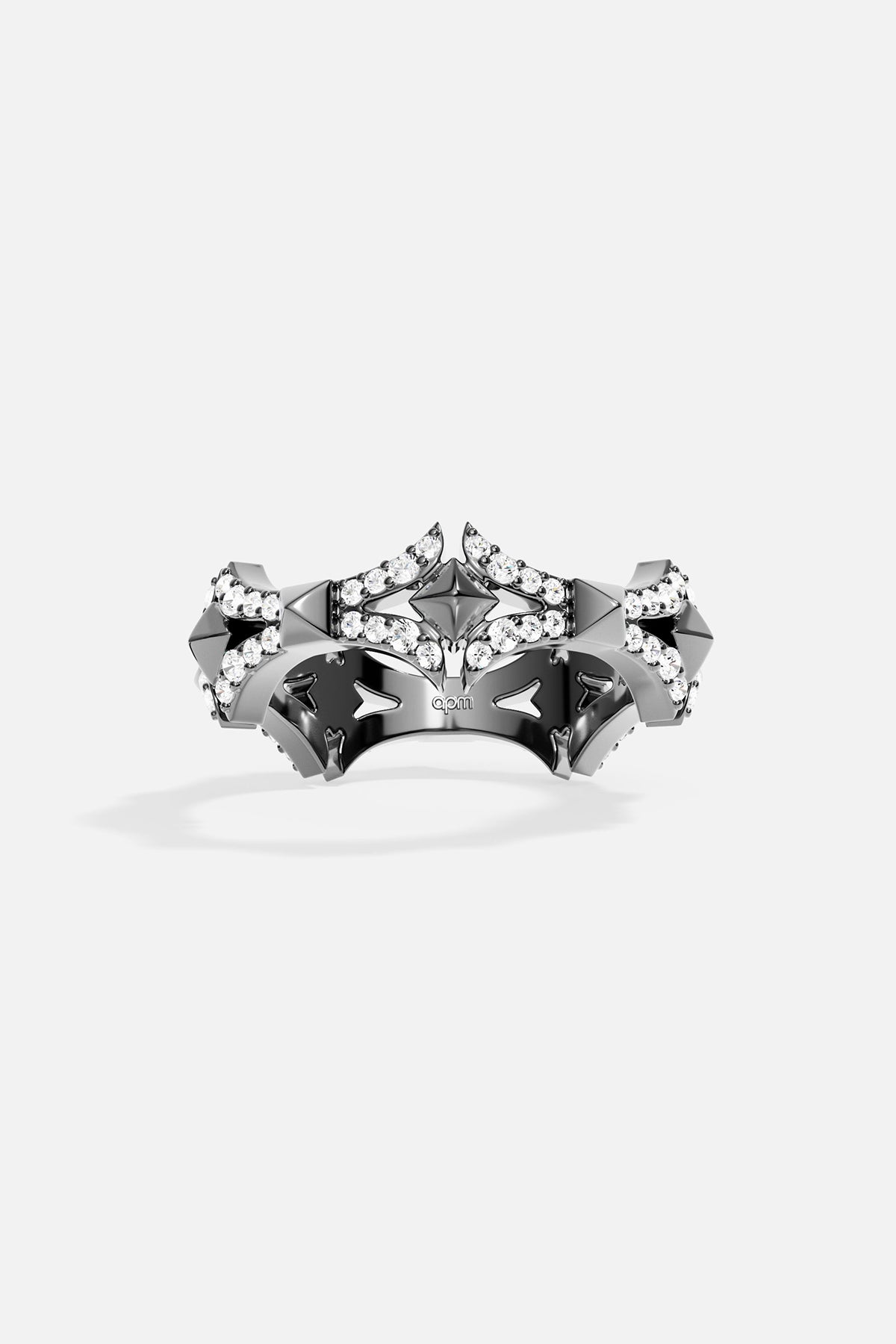 APM Monaco Bague Croix en Argent