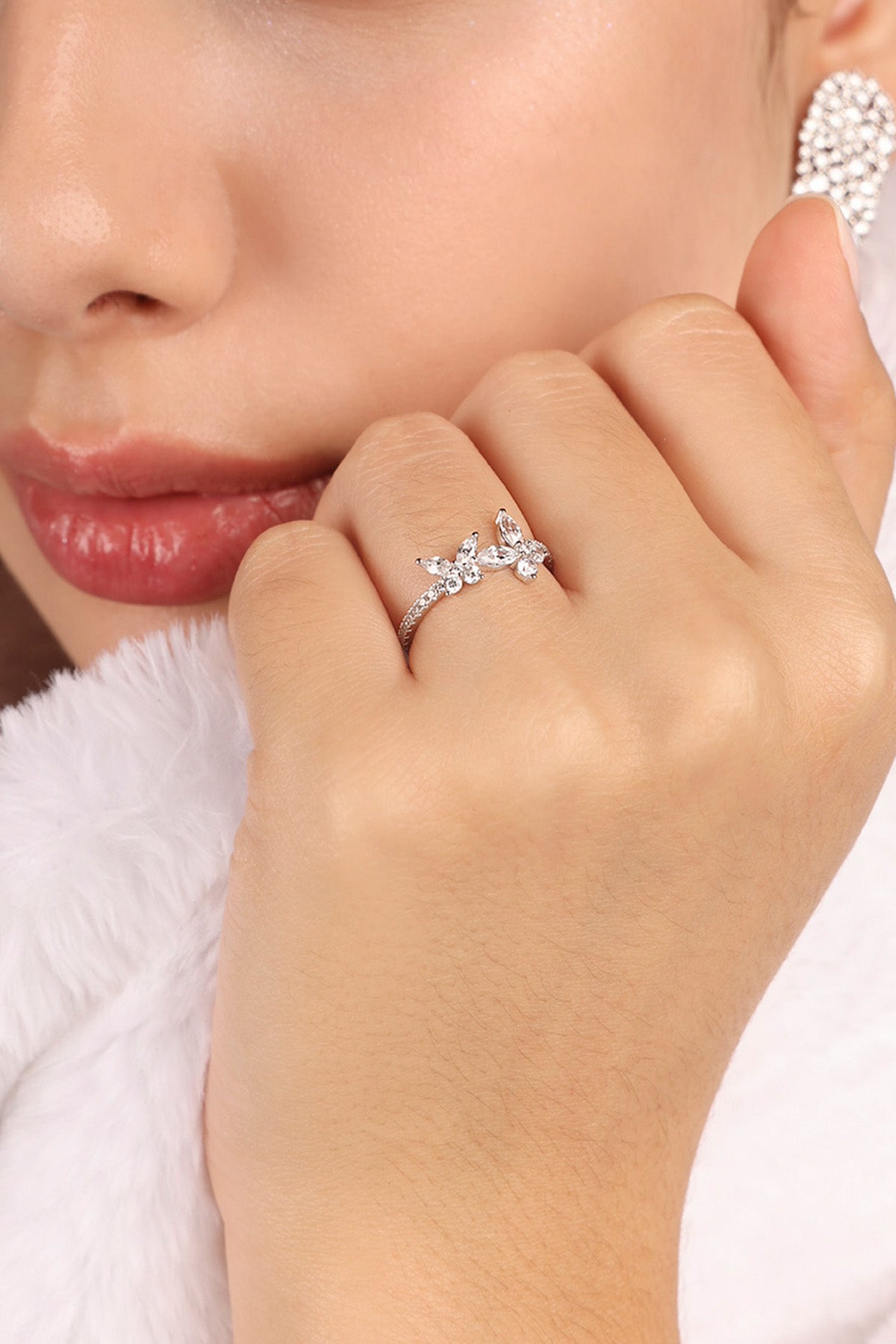 APM Monaco Bague Papillon en Argent