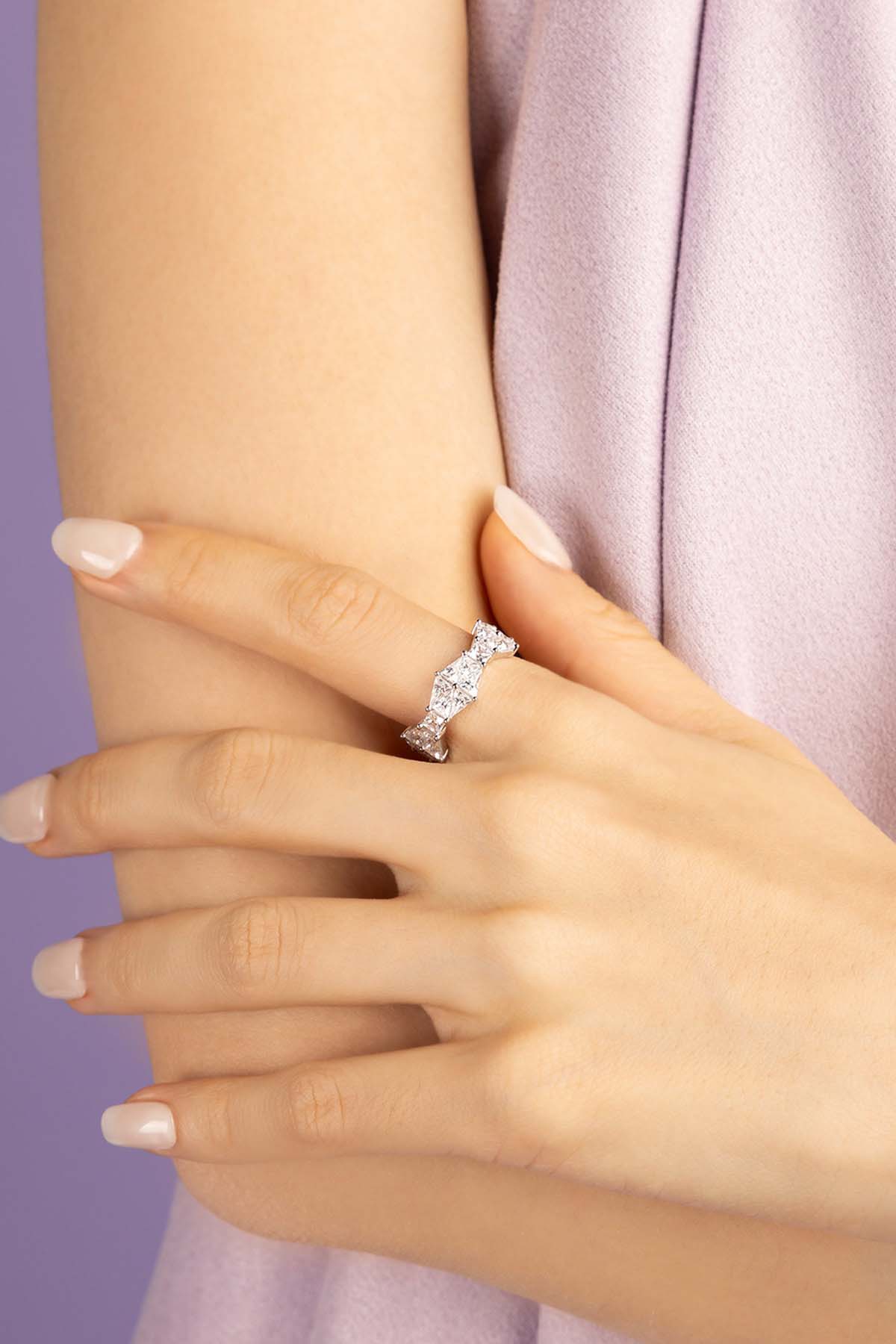 APM Monaco Bague Art Déco Pavé