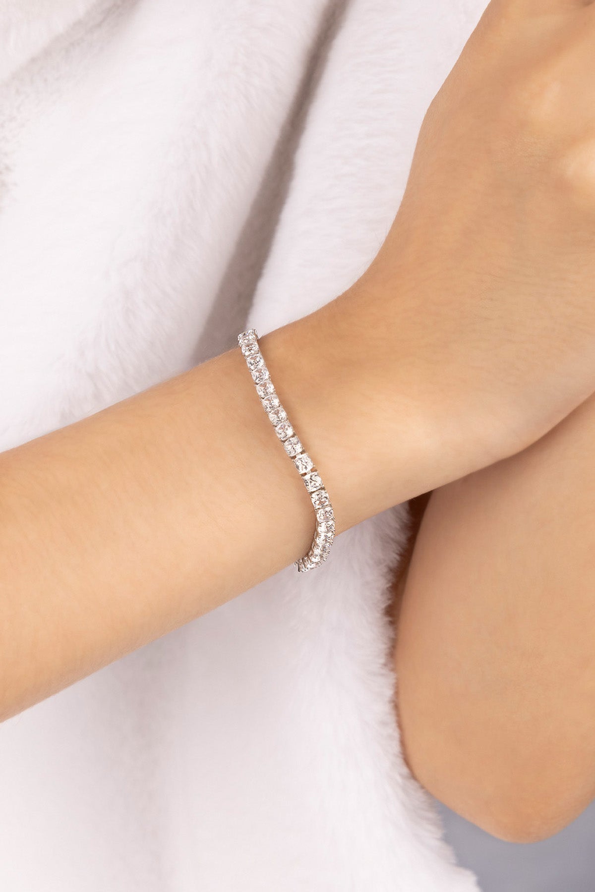 APM Monaco Bracelet Tennis en Argent