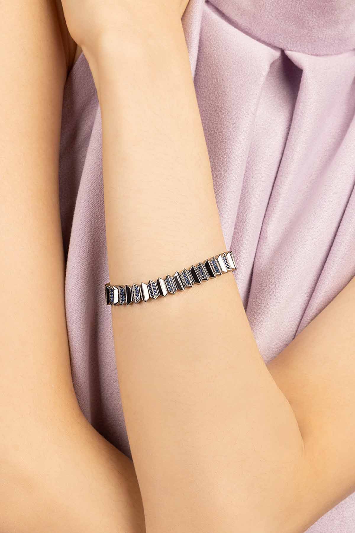 APM Monaco Bracelet Up and Down en Argent