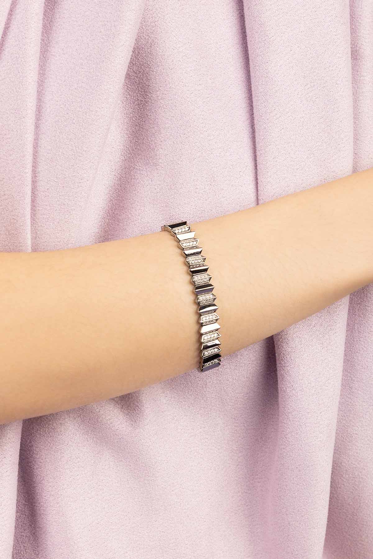 APM Monaco Bracelet Up and Down en Argent