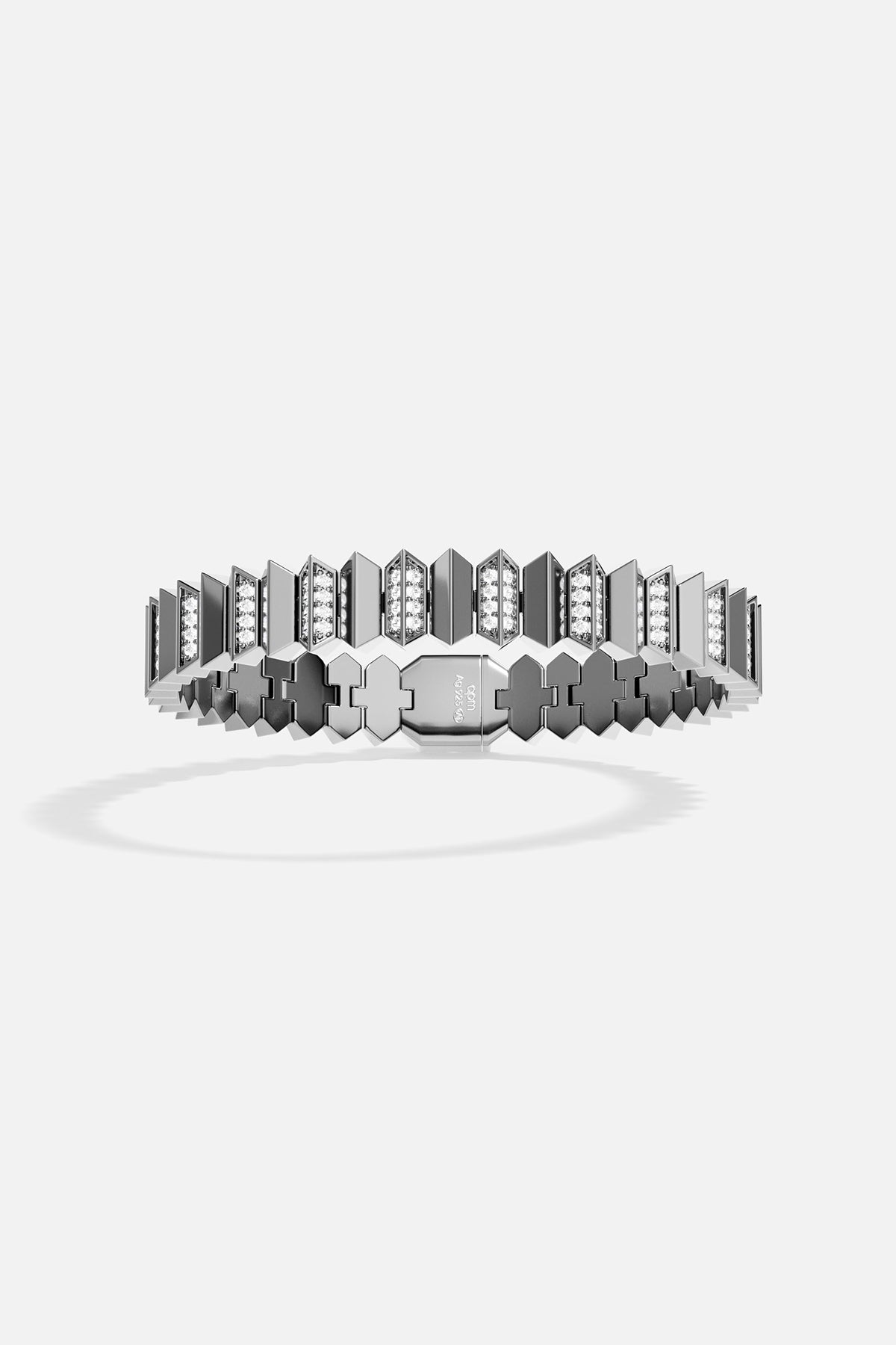 APM Monaco Bracelet Up and Down en Argent
