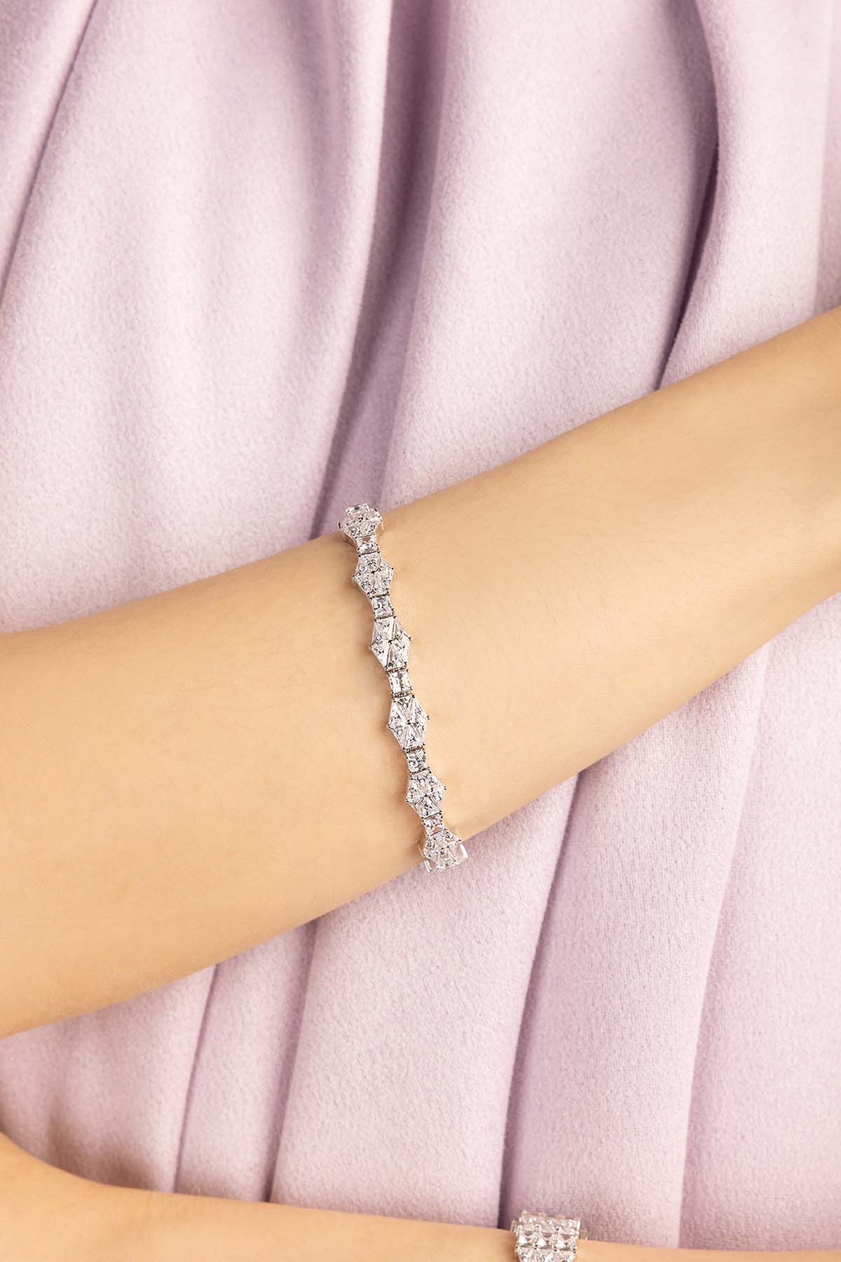 APM Monaco Bracelet Art Déco Pavé