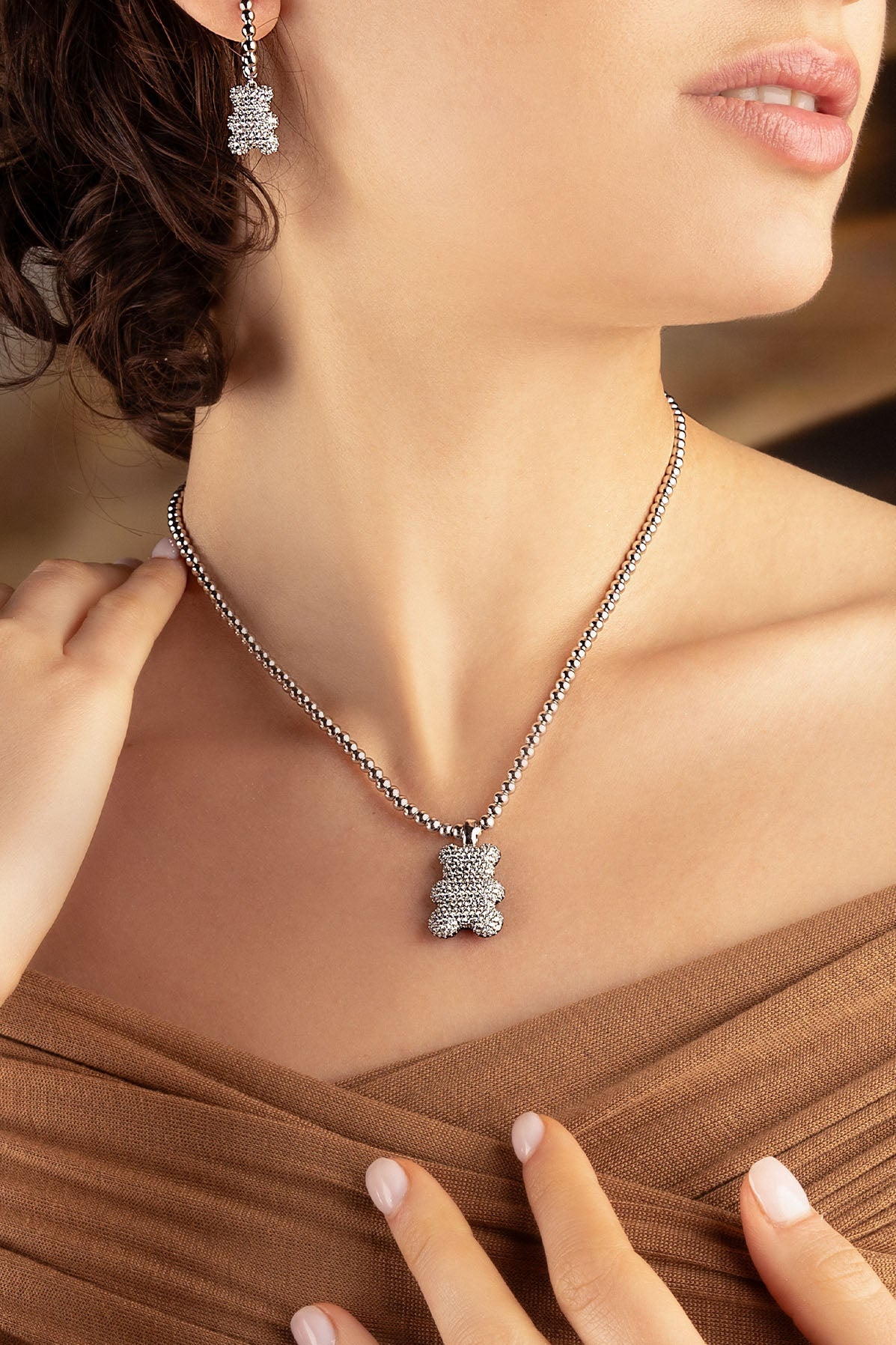 APM Monaco Collier Ajustable Yummy Bear Mood