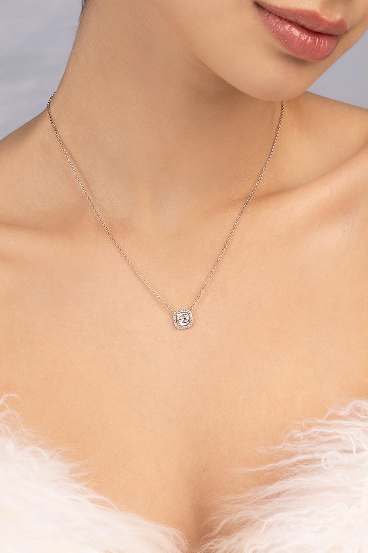 APM Monaco Collier Ajustable Éclat en Argent