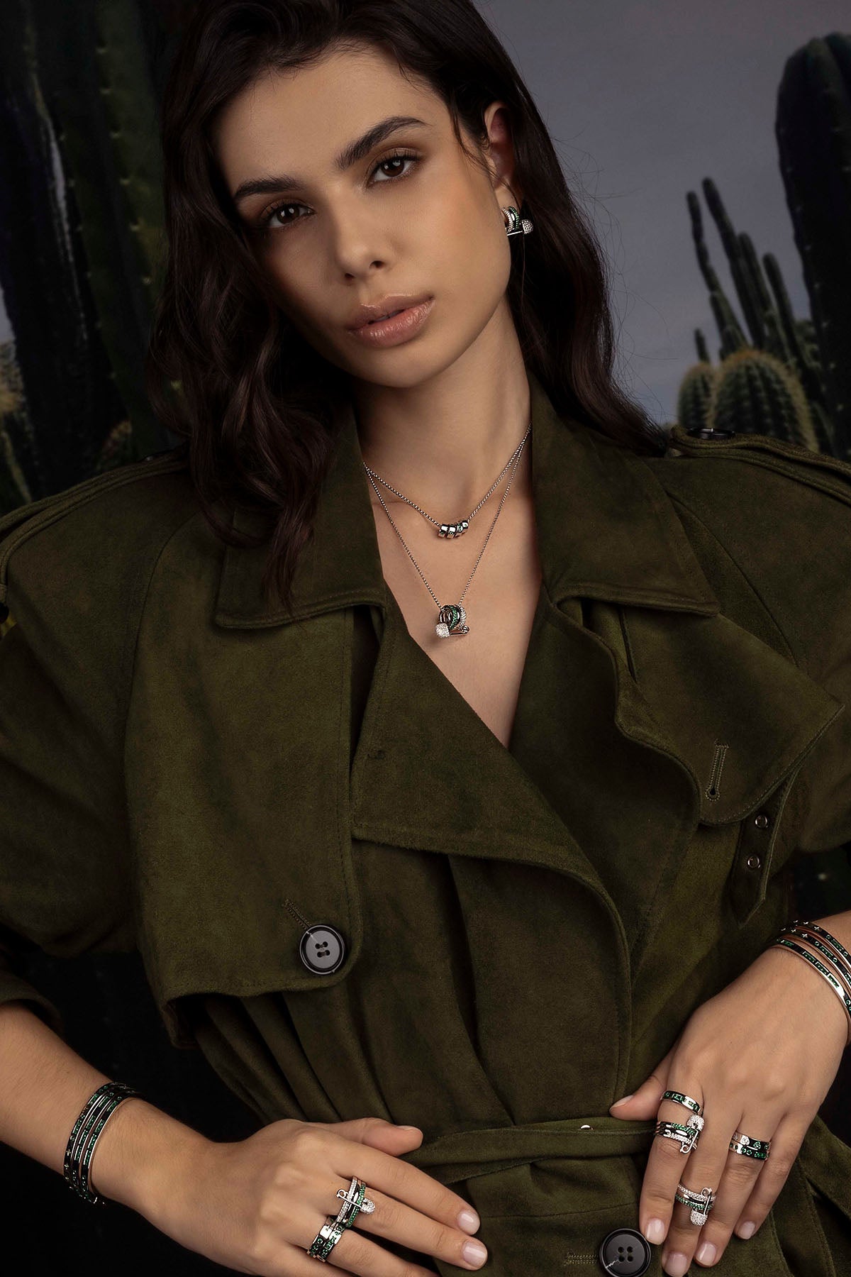 APM Monaco Collier Ajustable Morse Code Love en Argent