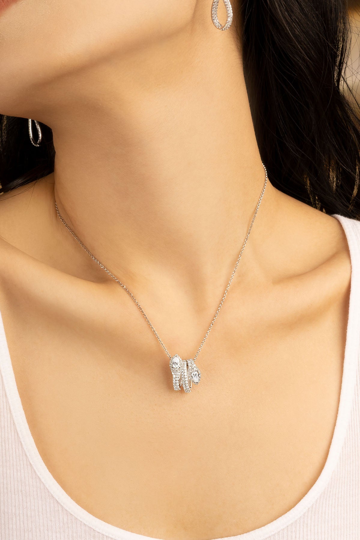 Collier Ajustable Kaa APM Monac en argent