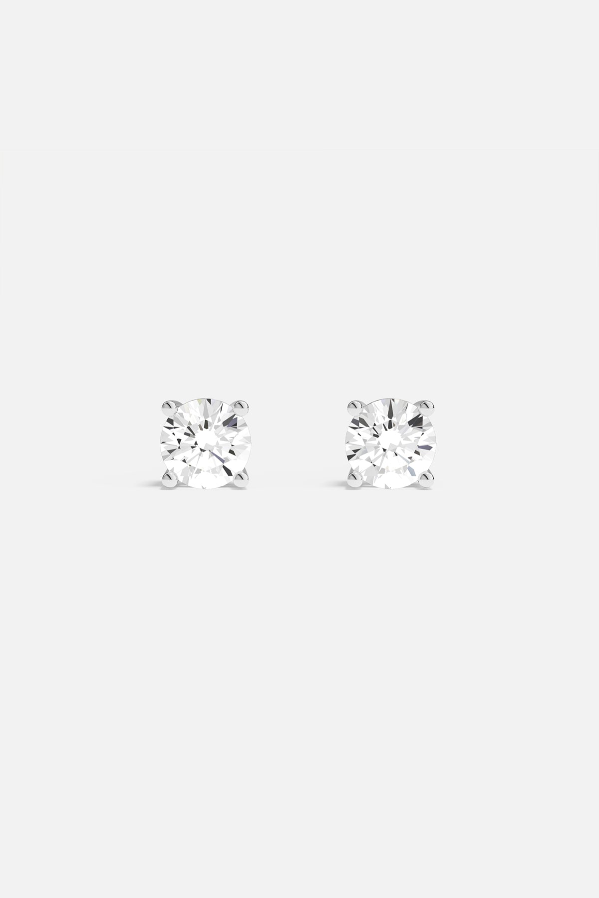 APM Monaco Clous d'Oreilles Ronds en Argent