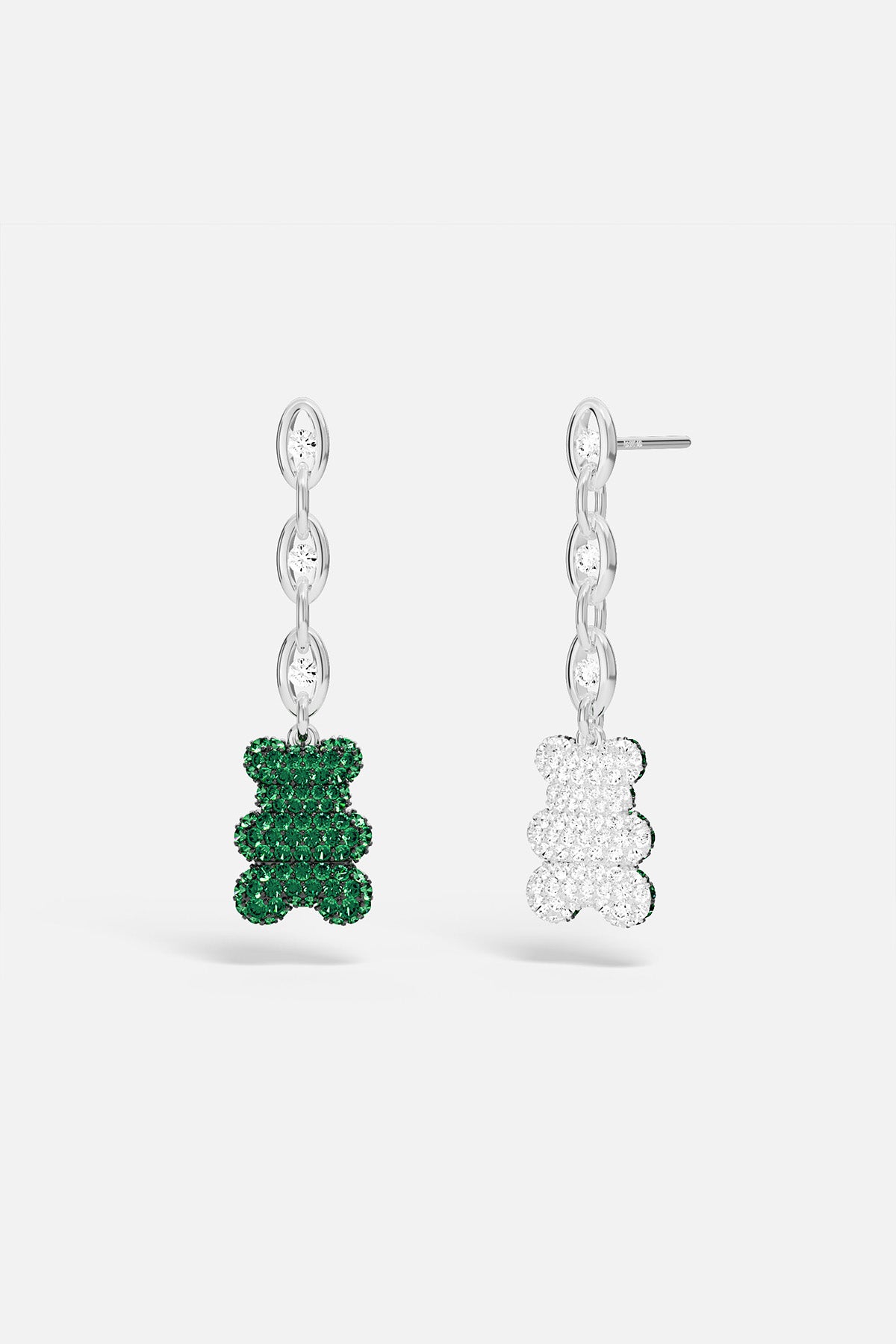 APM Monaco Boucles d'Oreilles Yummy Bear Baby Mint en Argent