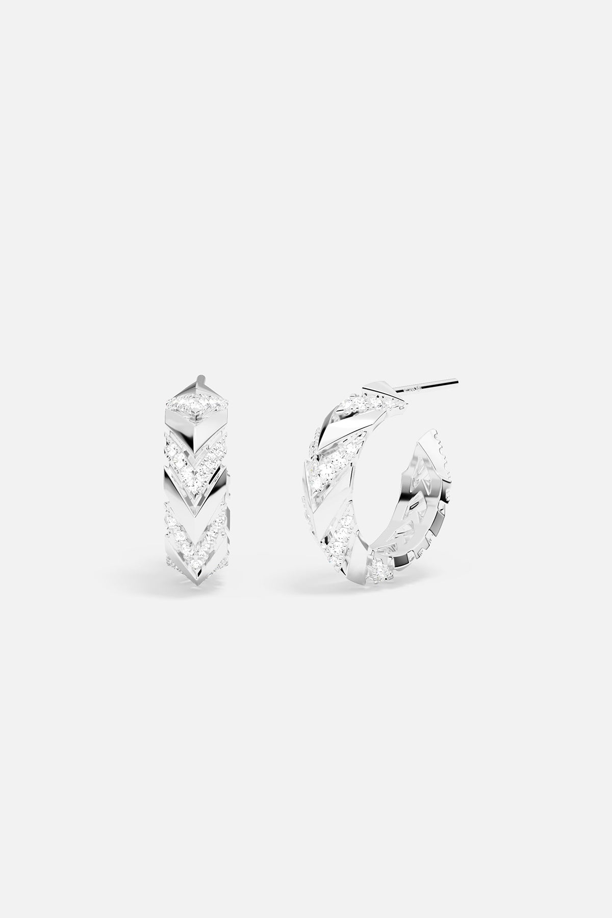 APM Monaco Boucles d'Oreilles Kaa en Argent