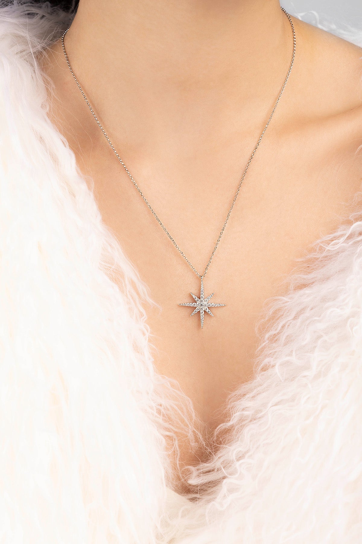 APM Monaco Collier Ajustable Météorites en Argent