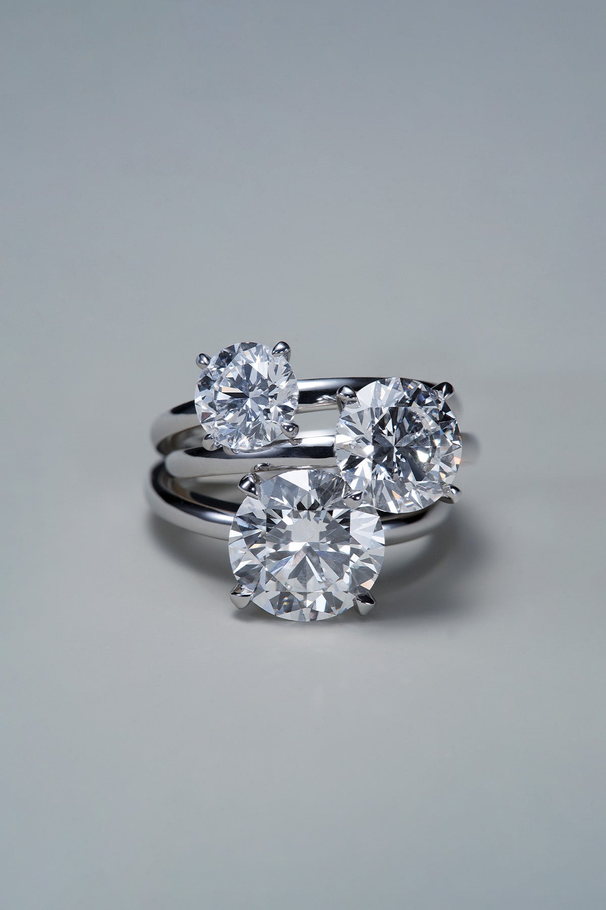 Bague Solitaire Rond (1ct) Or 18 Carats - APM Monaco
