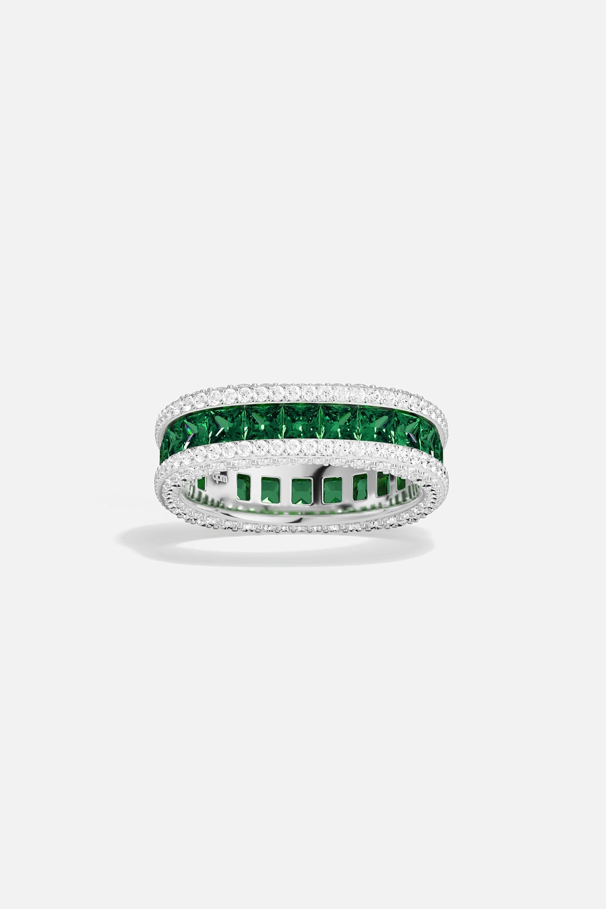 APM Monaco Bague Pavé en Argent
