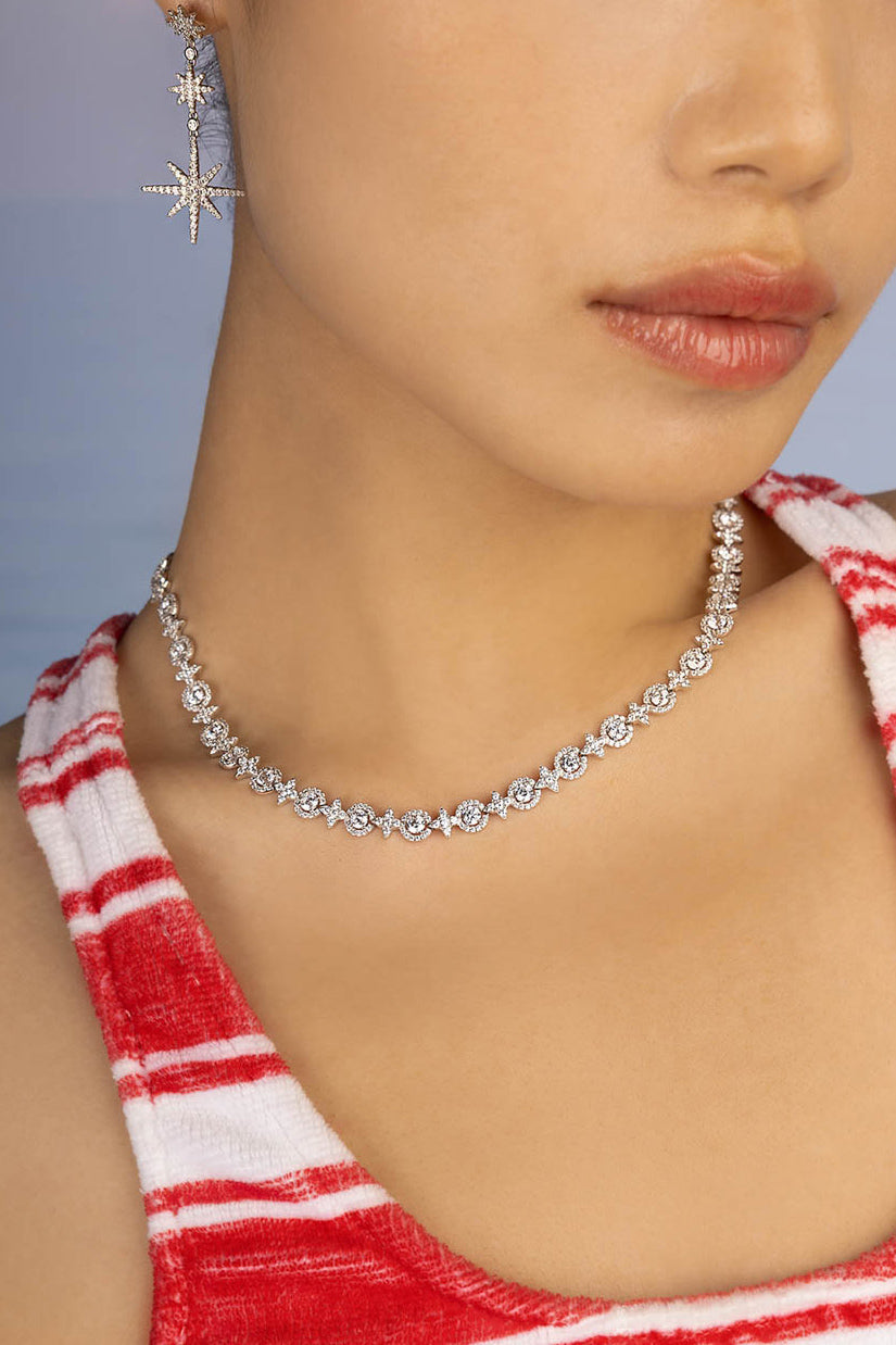 APM MONACO Collier Météorites Glamour