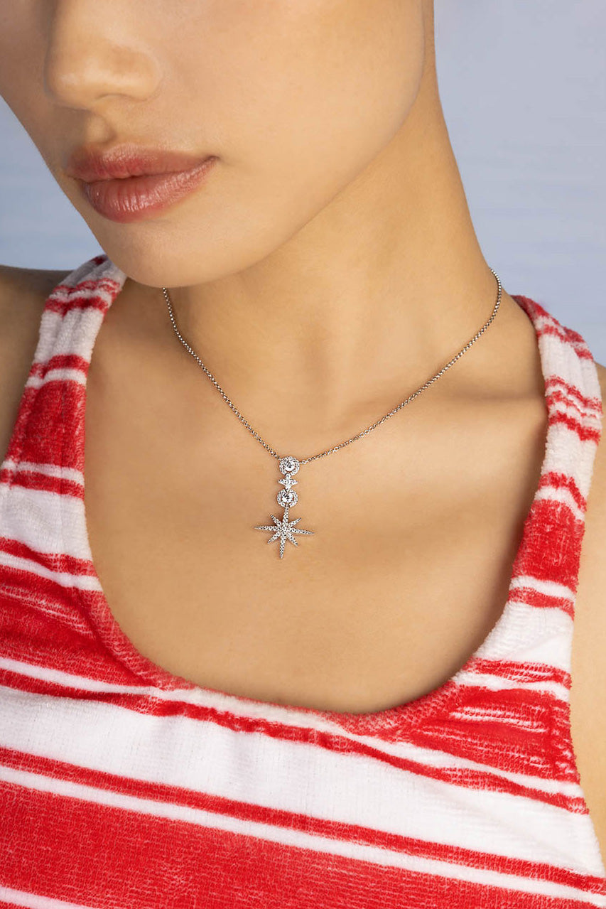 APM MONACO Collier Météorites Glamour