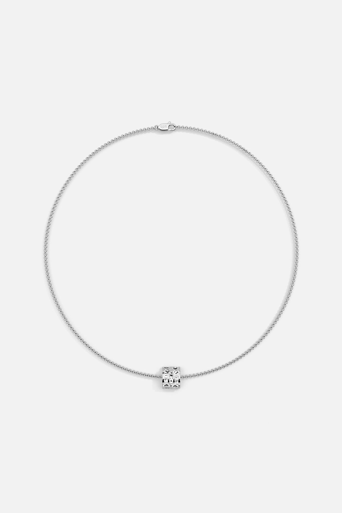 APM MONACO labyrinth adjustable choker on grey background