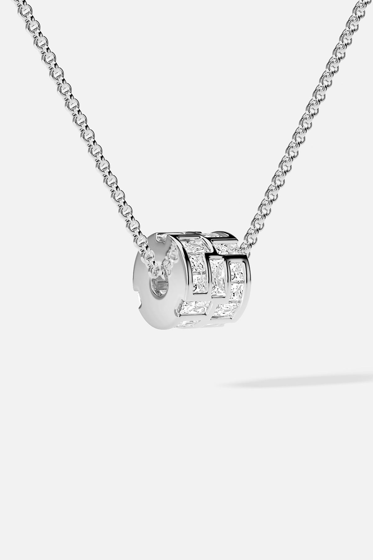 APM MONACO labyrinth adjustable choker in silver