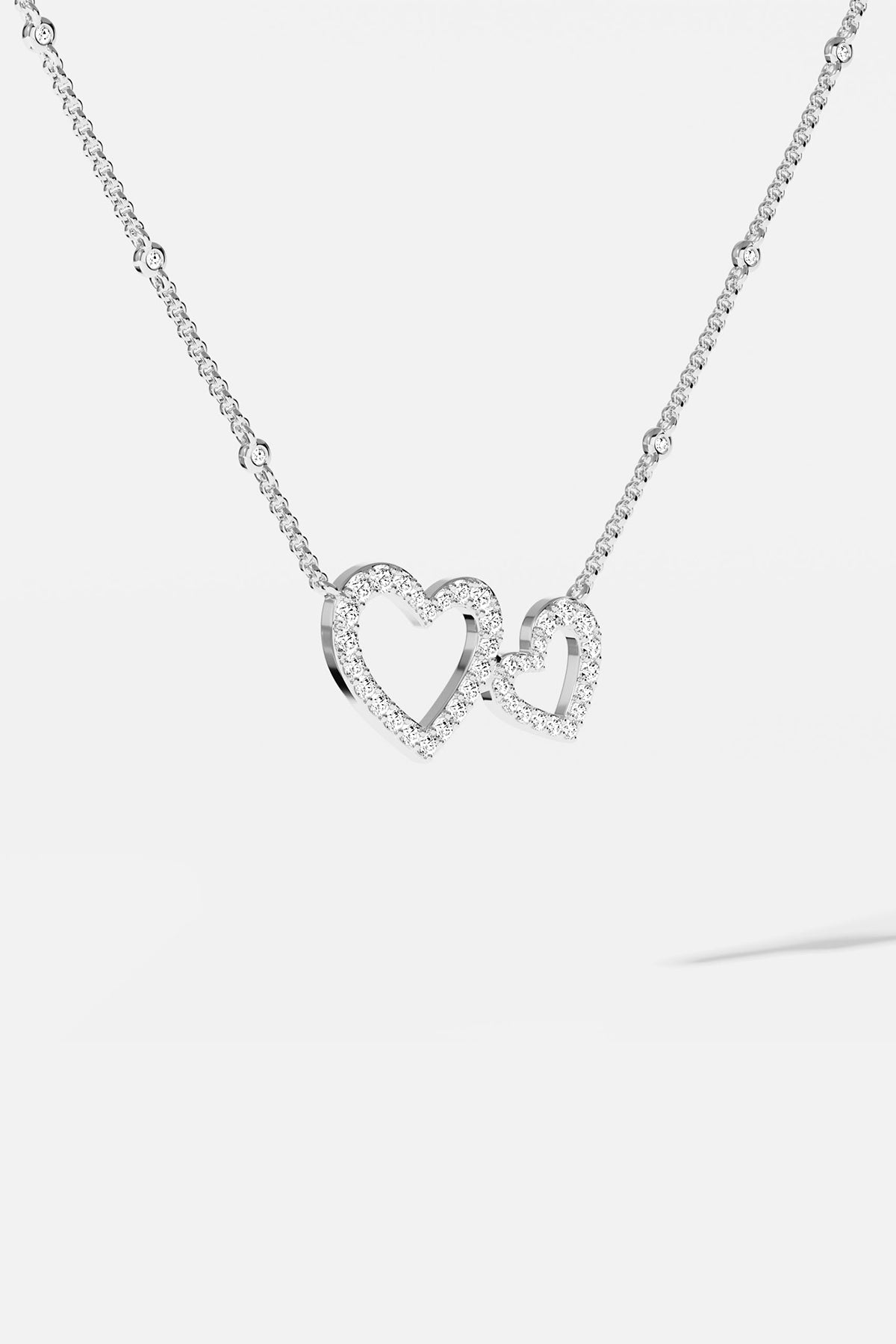 APM MONACO - Collier Double Cœurs
