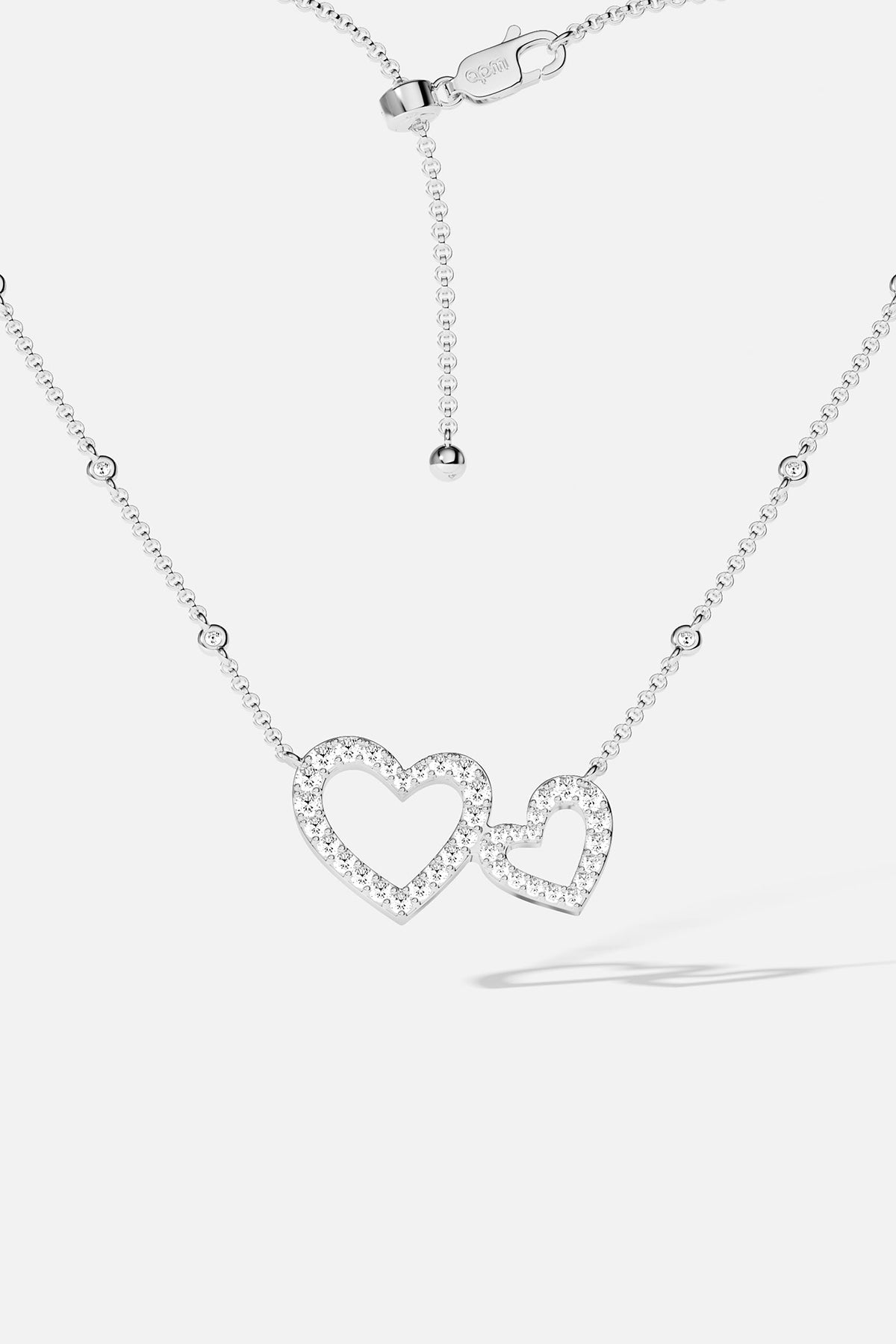 APM MONACO - Collier Double Cœurs