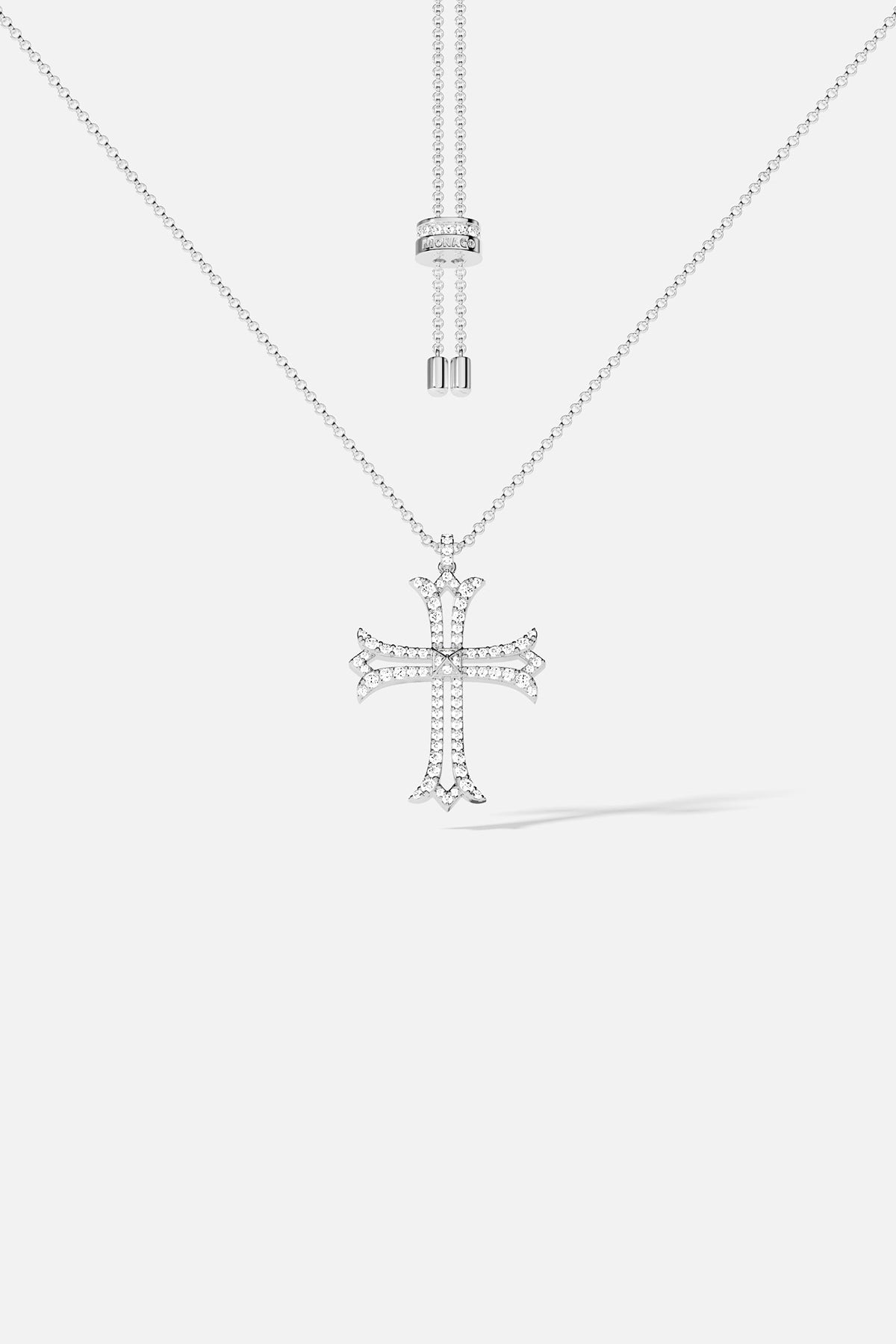 APM Monaco Collier Ajustable Croix