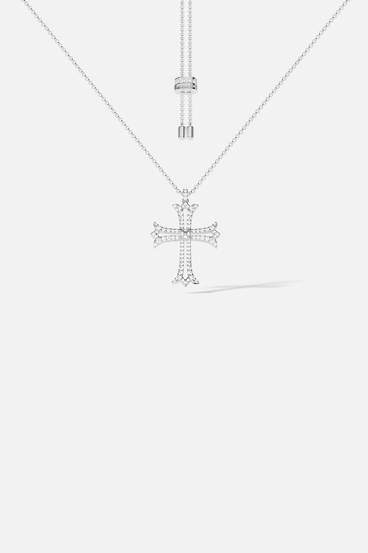 APM Monaco Collier Ajustable Croix