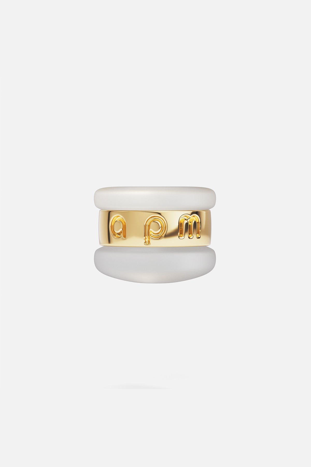 APM MONACO Fermoir Blanc