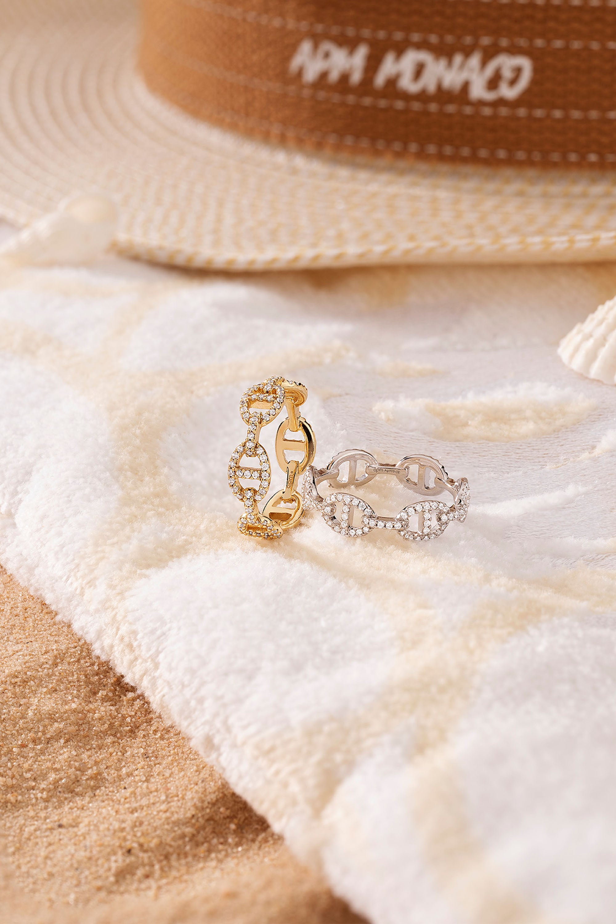 Bague Maille Marine