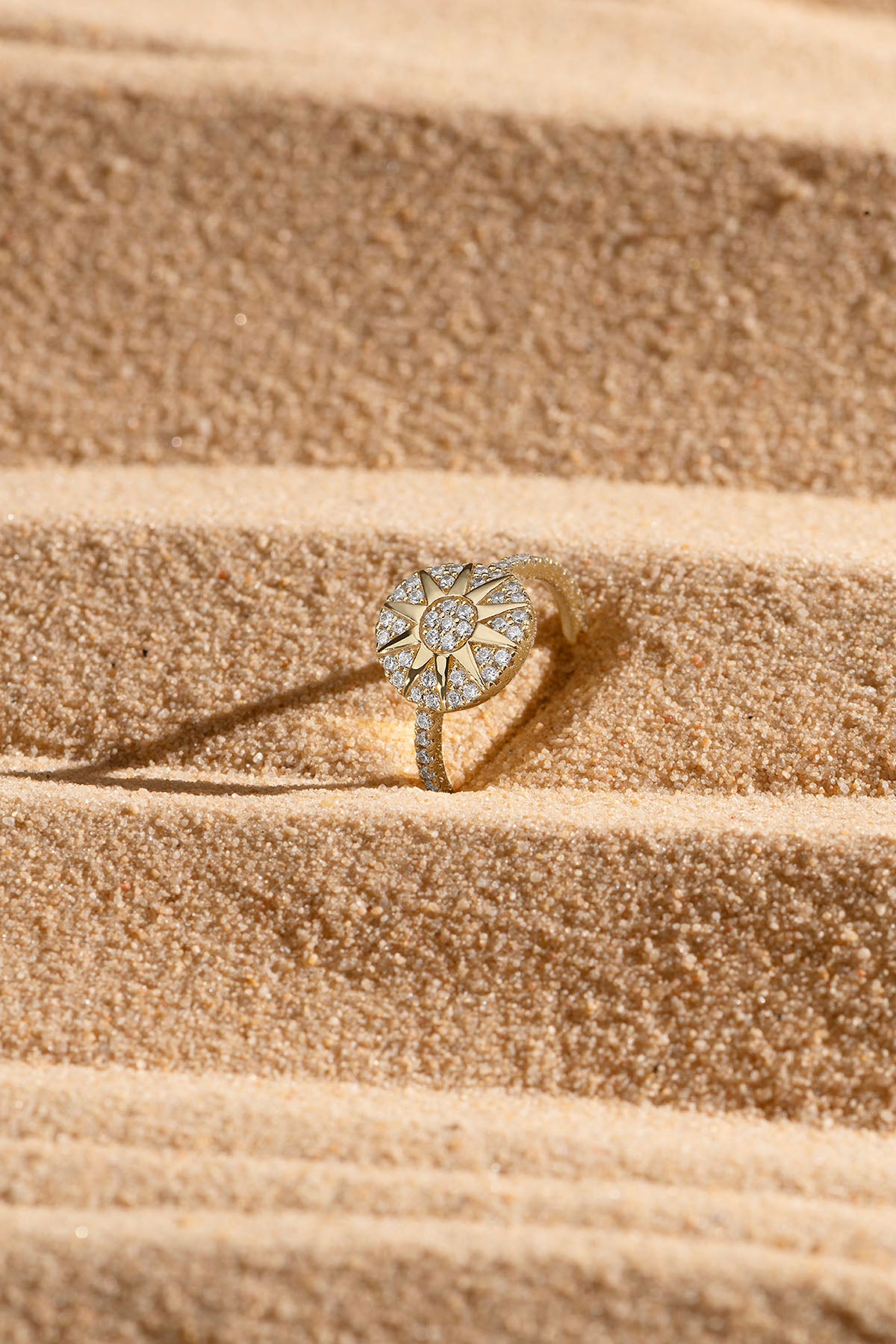 Bague Soleil Pavé - APM Monaco