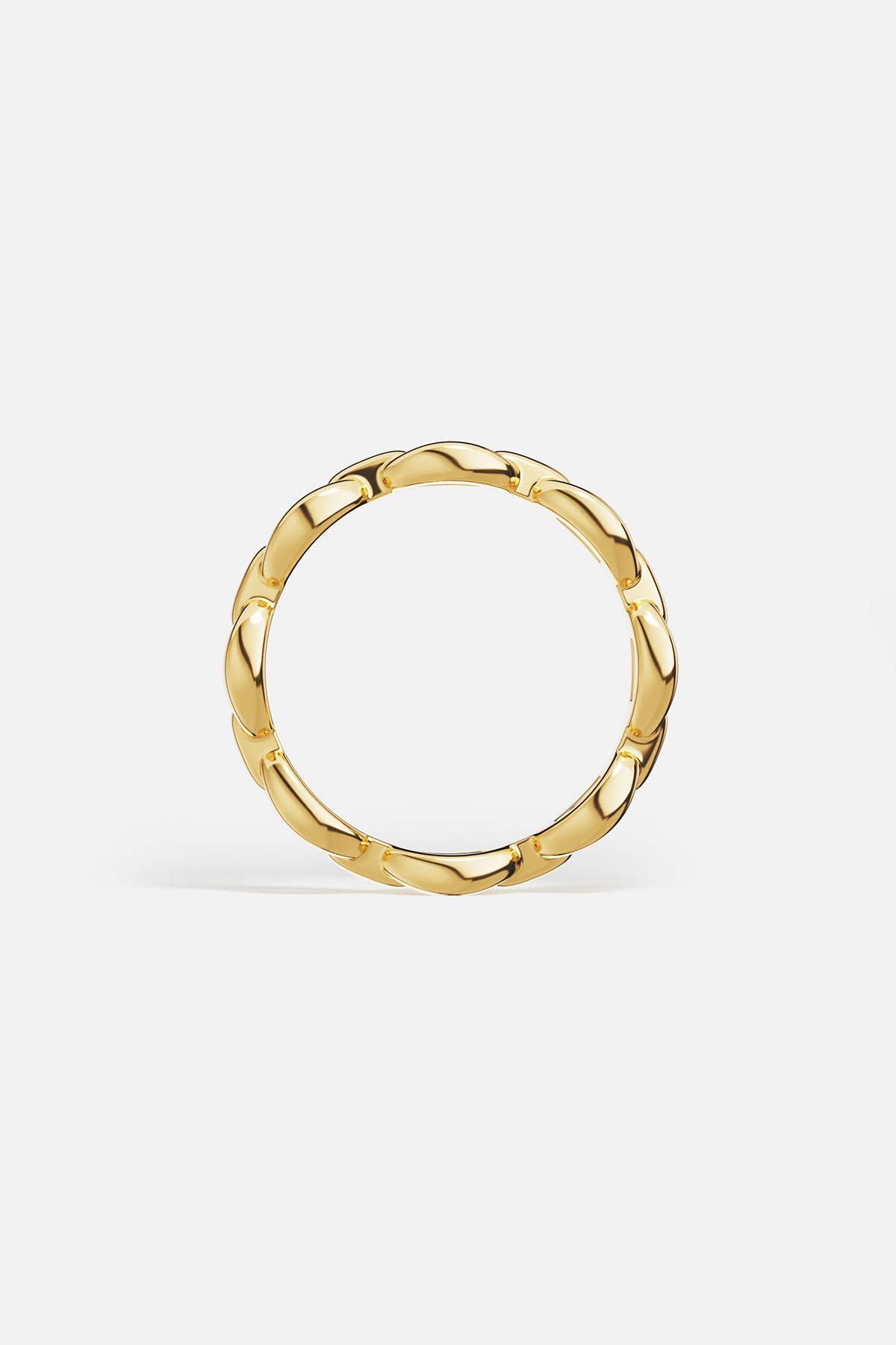 APM MONACO Bague Chaîne Pavé