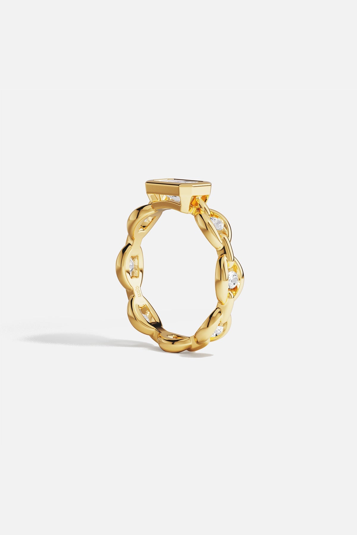 APM MONACO Bague Chaîne Éclat