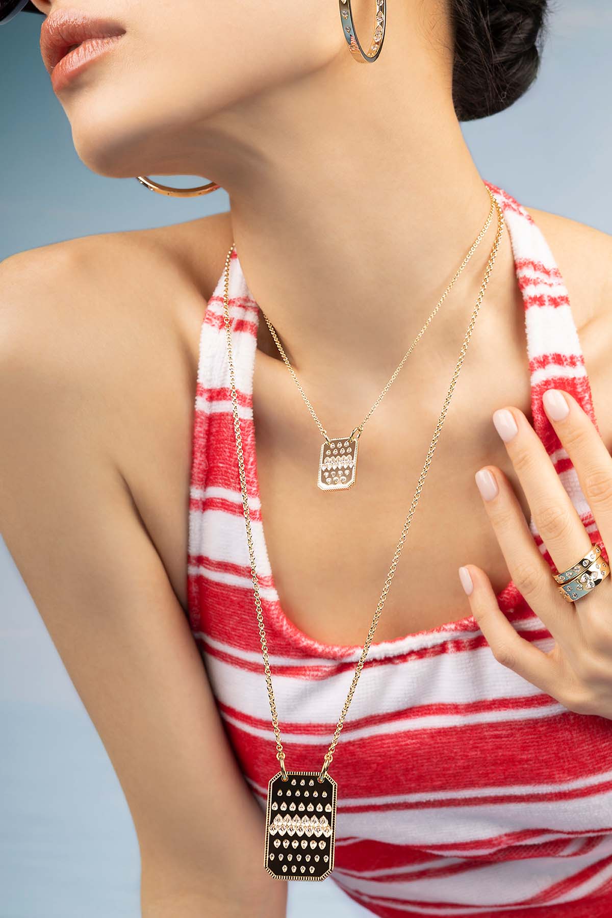 APM Monaco Bague Les Gouttelettes