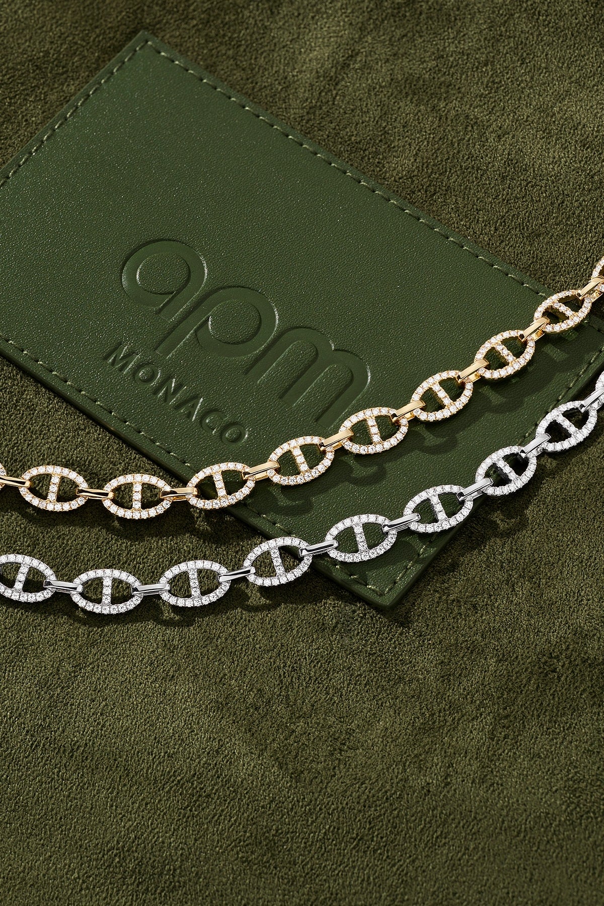 Bracelet Chaîne Maille Marine - APM Monaco