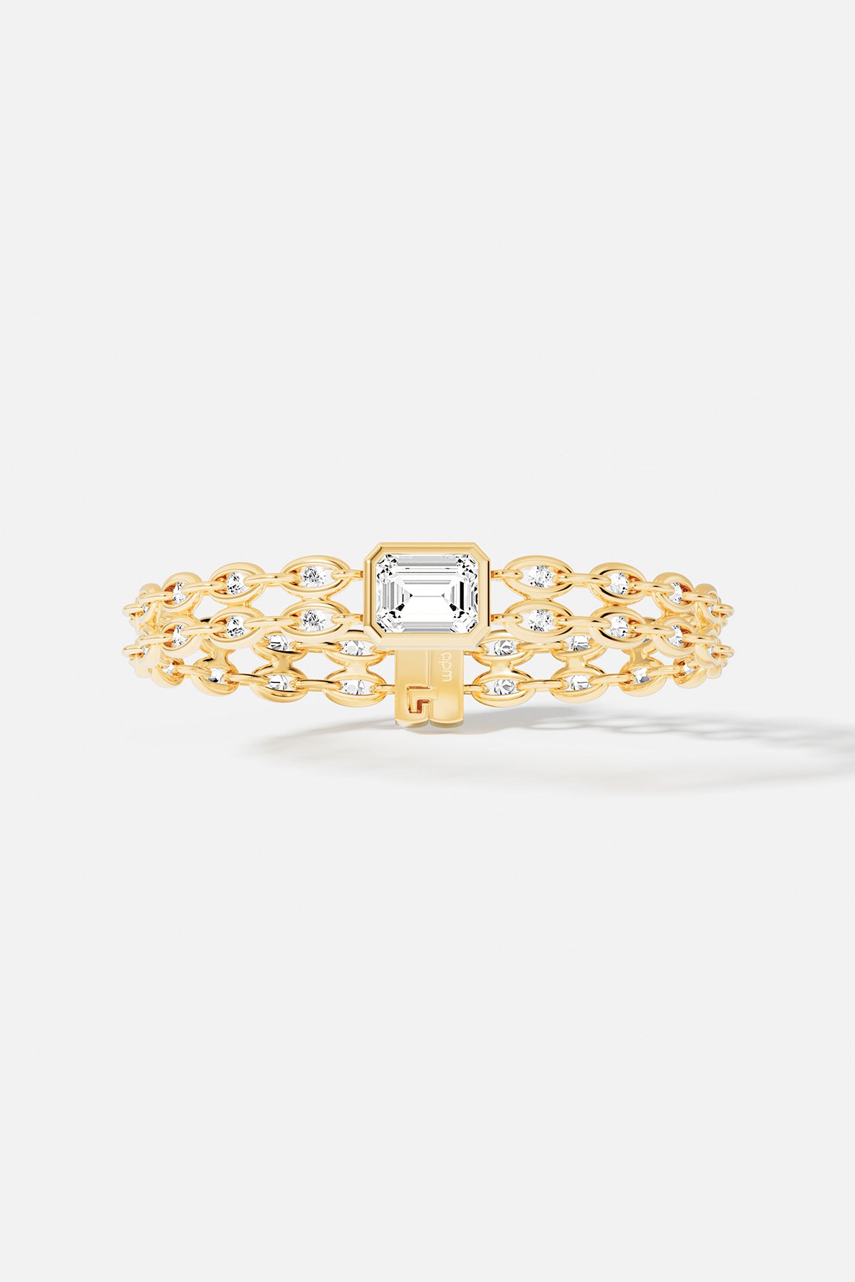Bracelet Chaîne Éclat APM Monaco en or jaune
