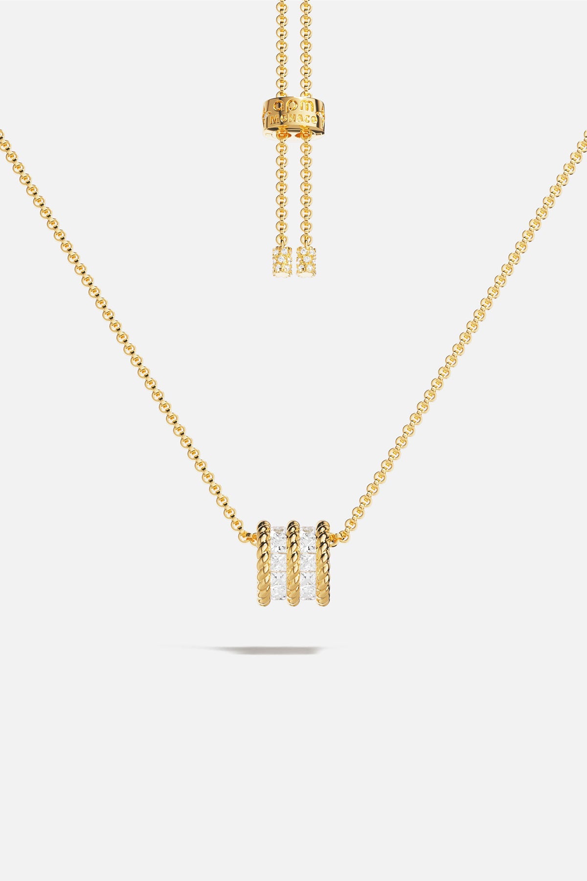 APM Monaco Collier Ajustable Torsade
