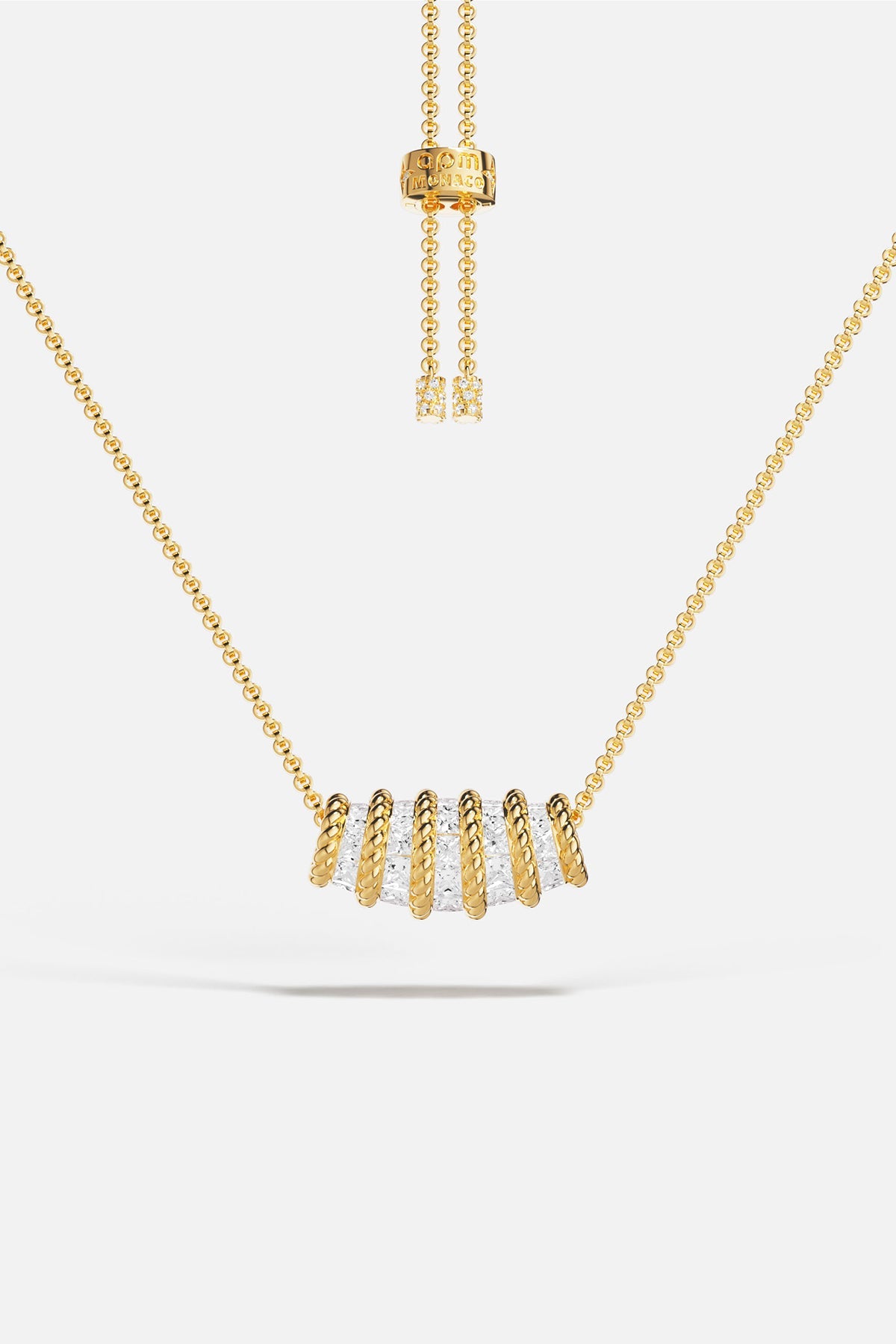 APM Monaco Collier Ajustable Torsade