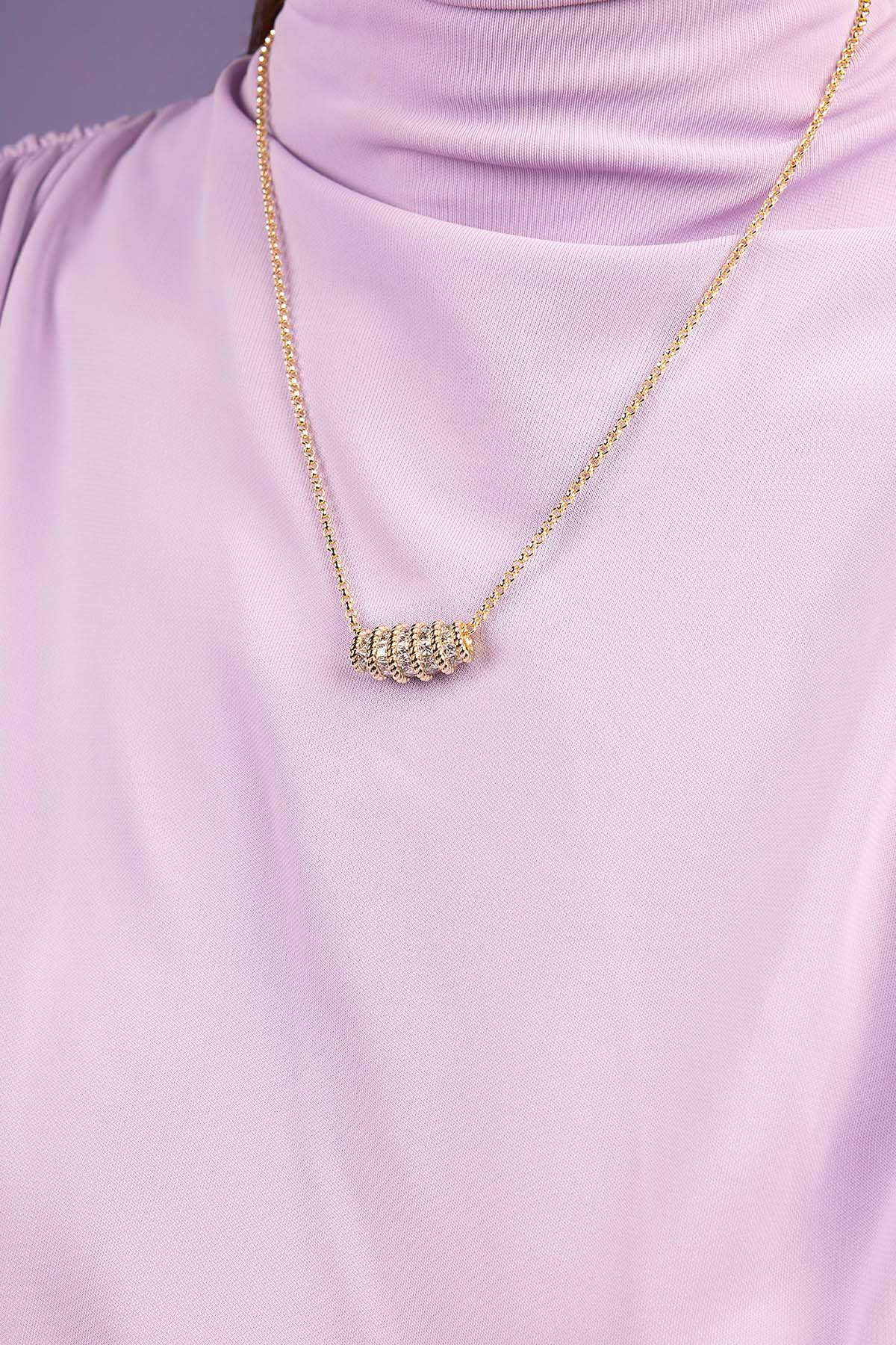 APM Monaco Collier Ajustable Torsade
