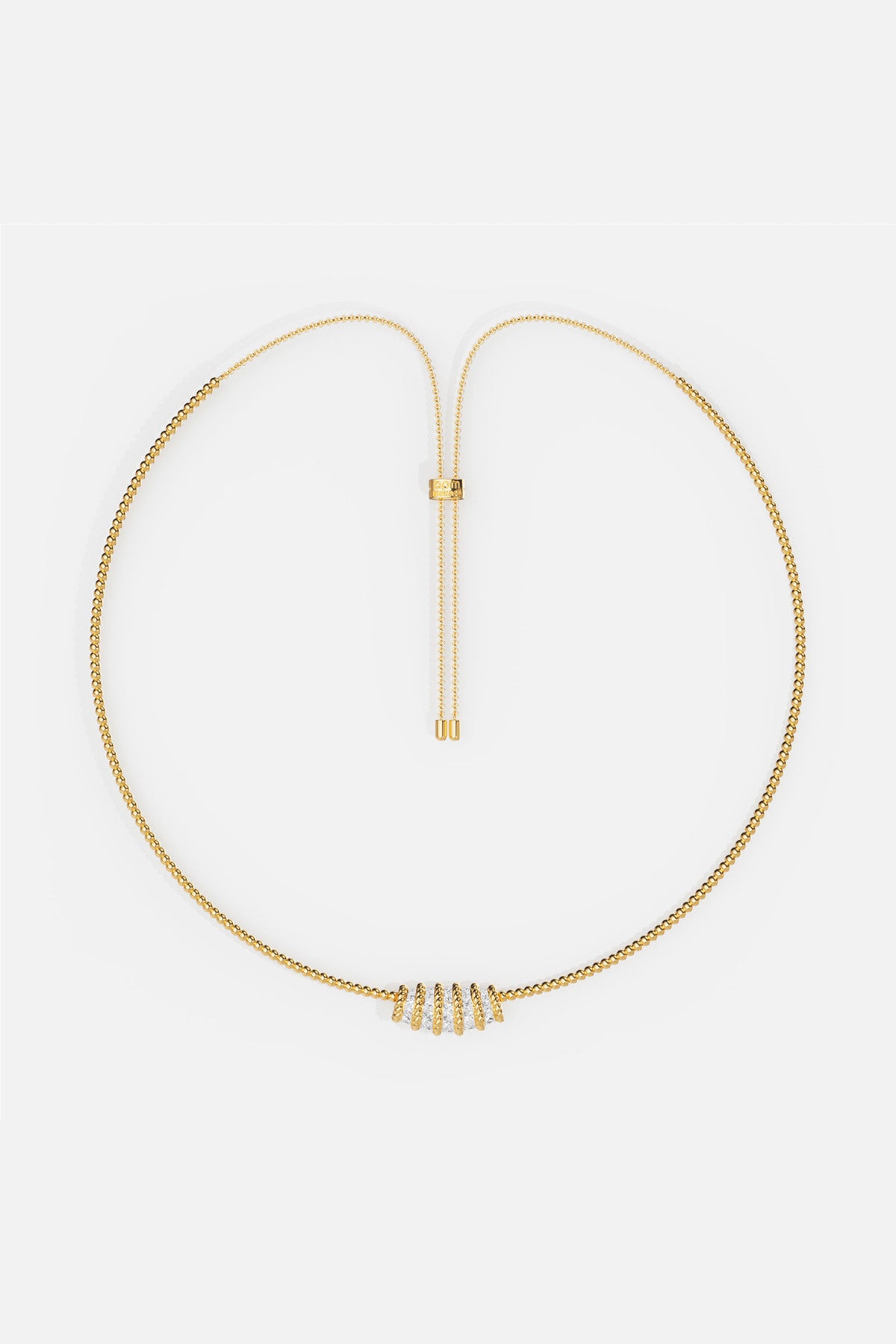 APM Monaco Collier Ajustable Torsade