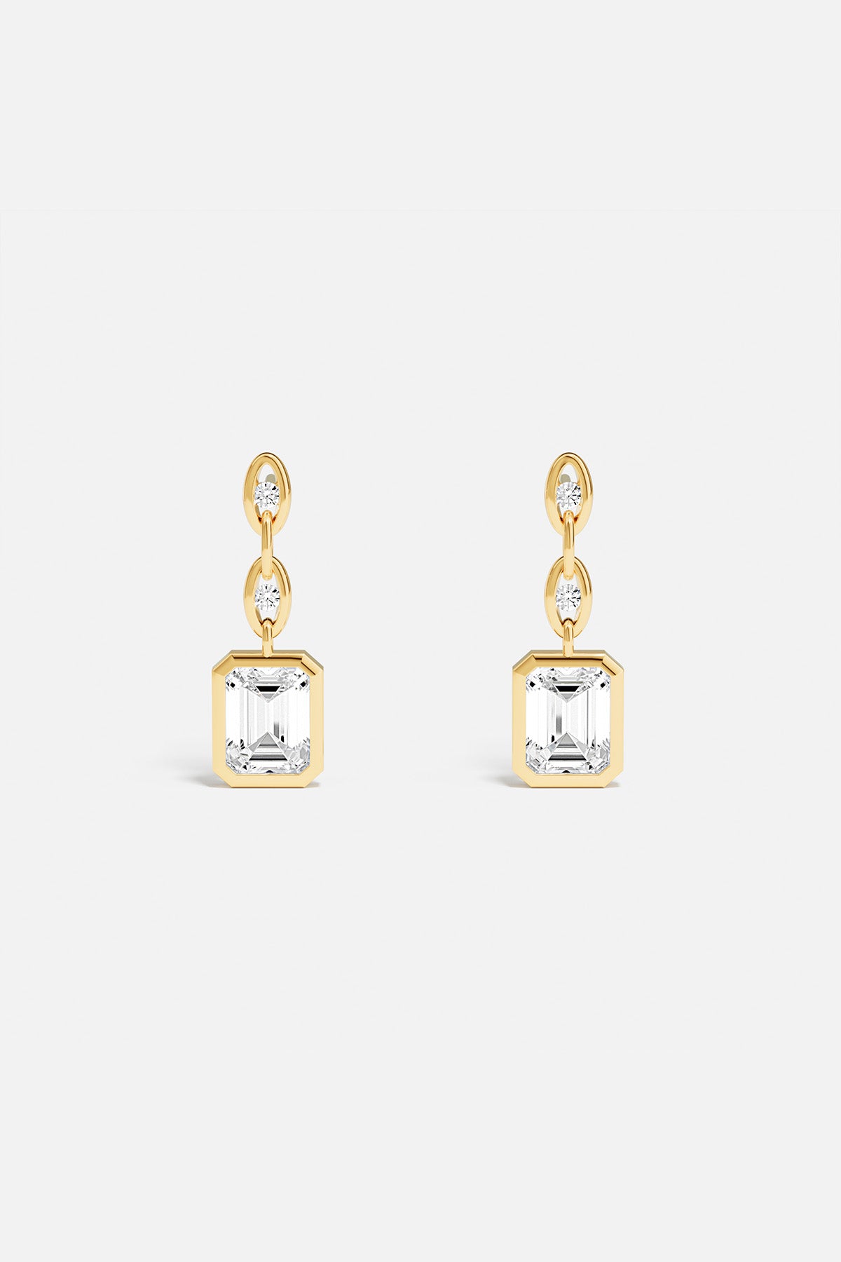 Boucles d'Oreilles Chaîne Éclat