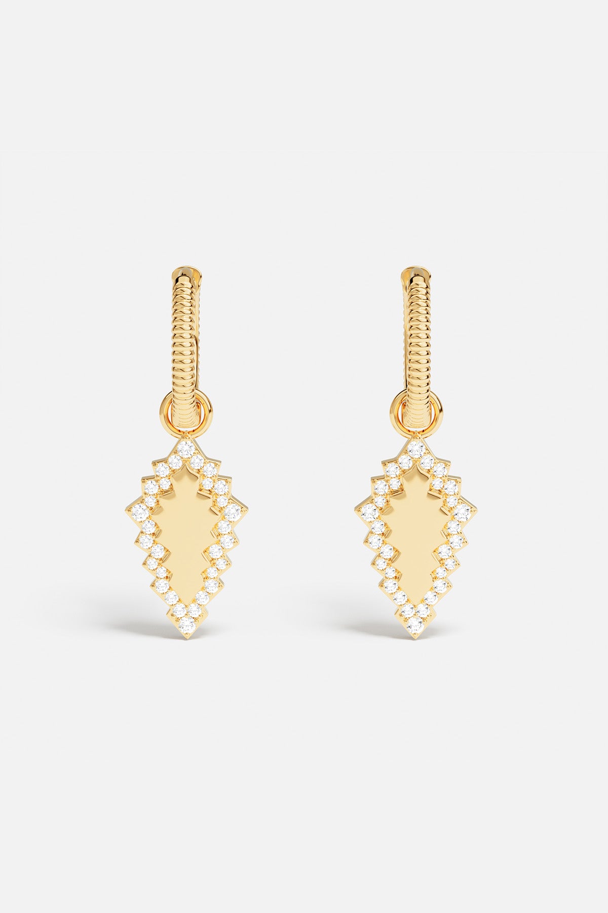 APM Monaco Boucles d'Oreilles Éclat en Or Jaune